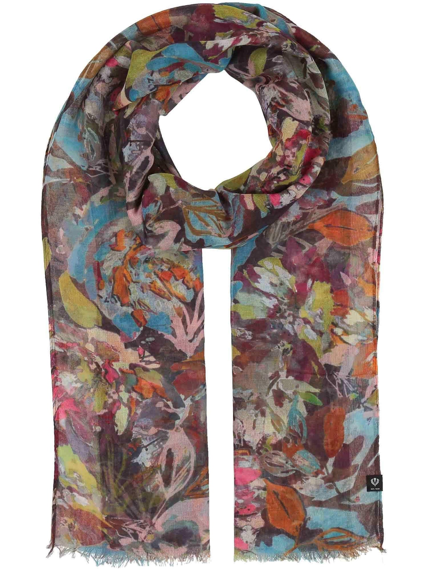 Schal Polyester Schal (True Blue)