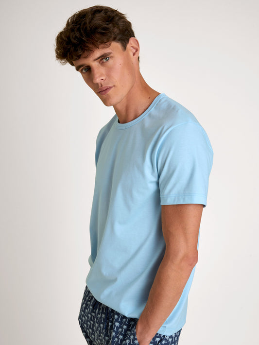 HERREN T-Shirt (Cascade Blue)