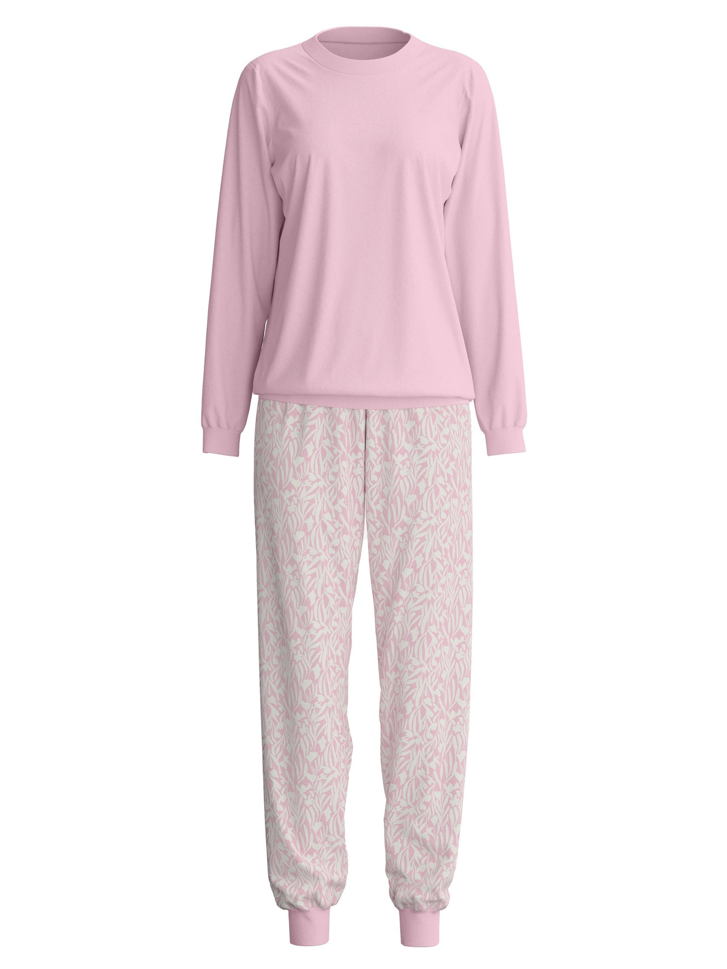 DAMEN Pyjama mit Bündchen (Fragrant Lilac)