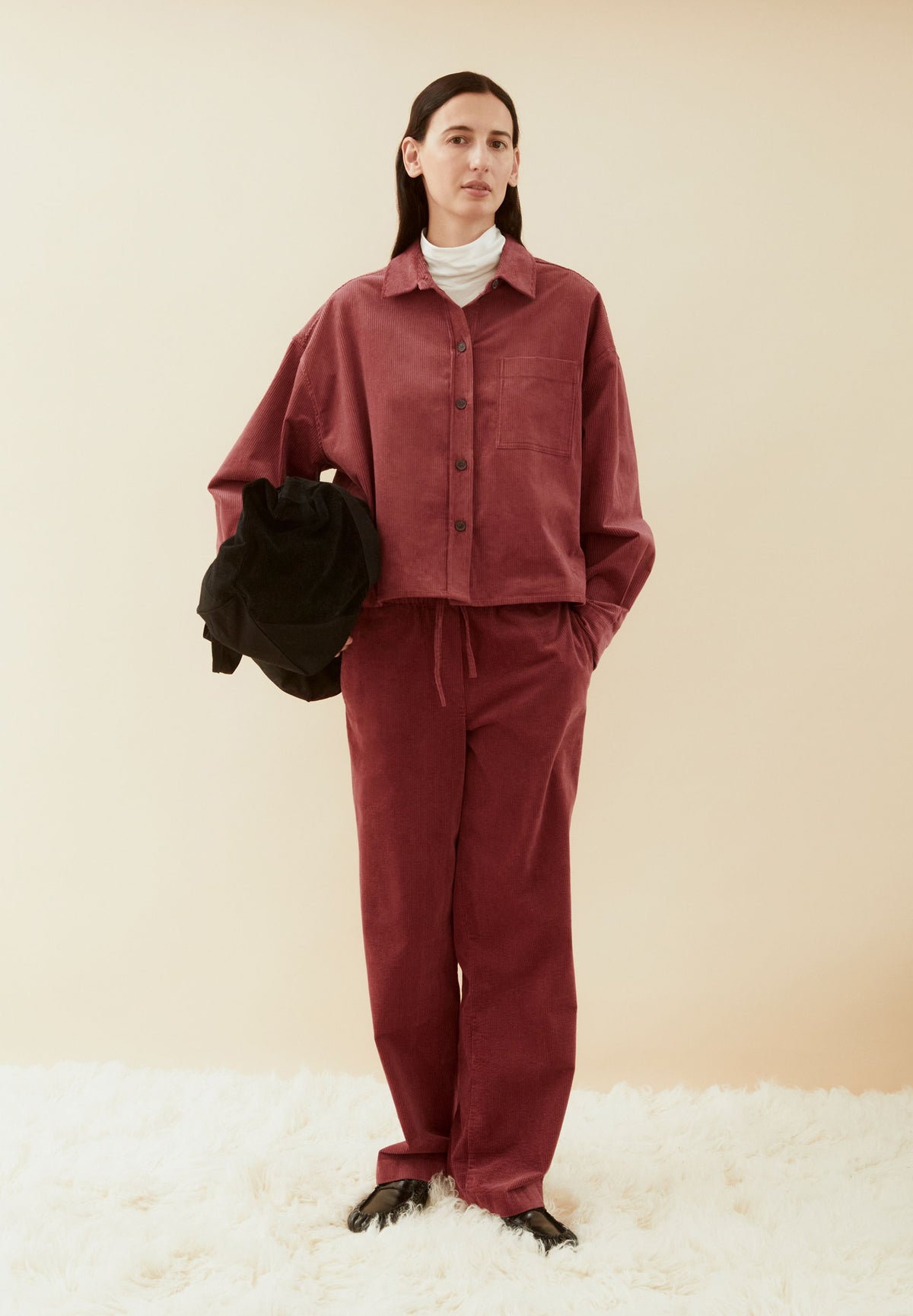 Nalaani Corduroy Blouse (Velvet Ember)