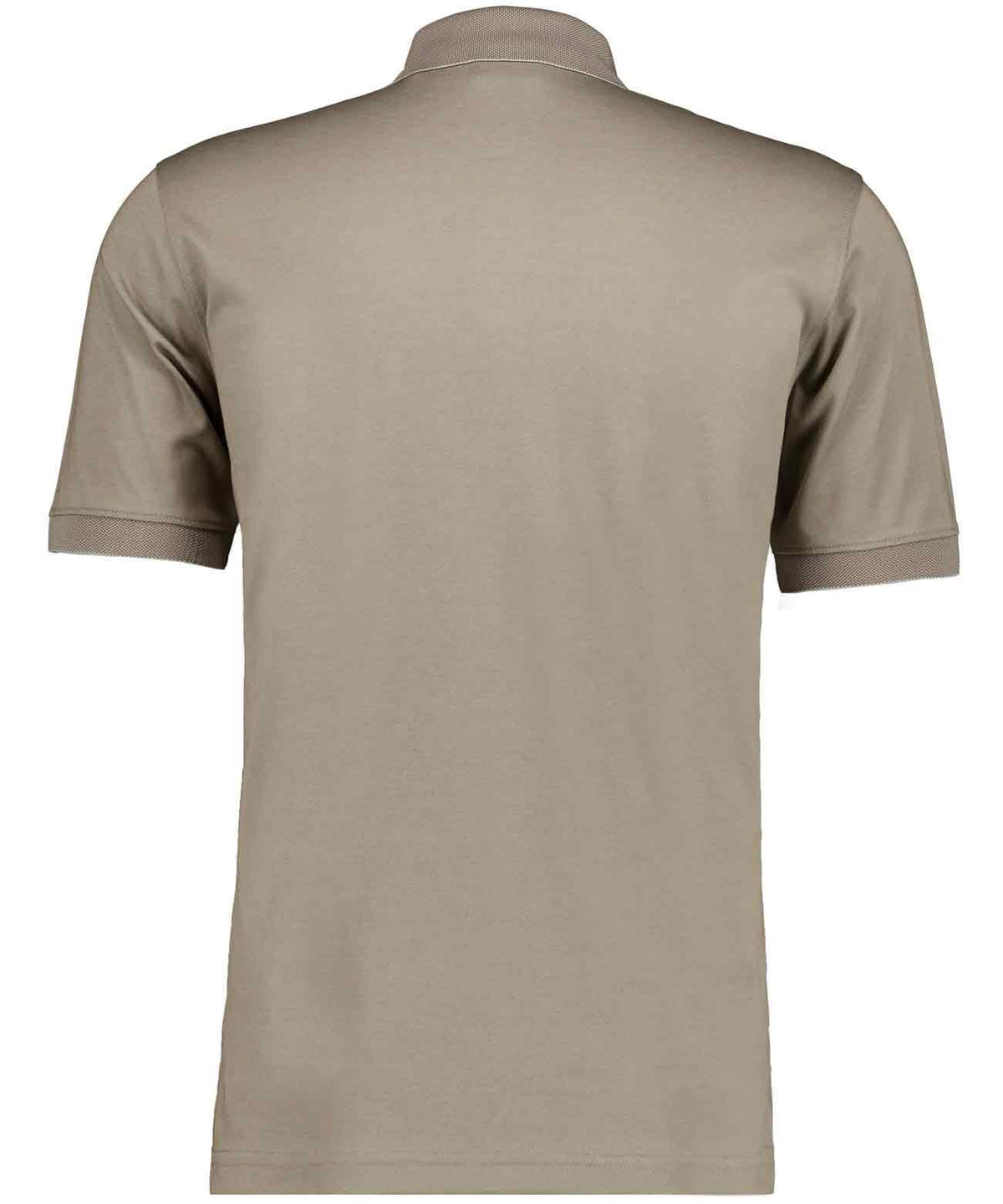 Softknit-Polo mit Brusttasche, kurzarm (Sand)