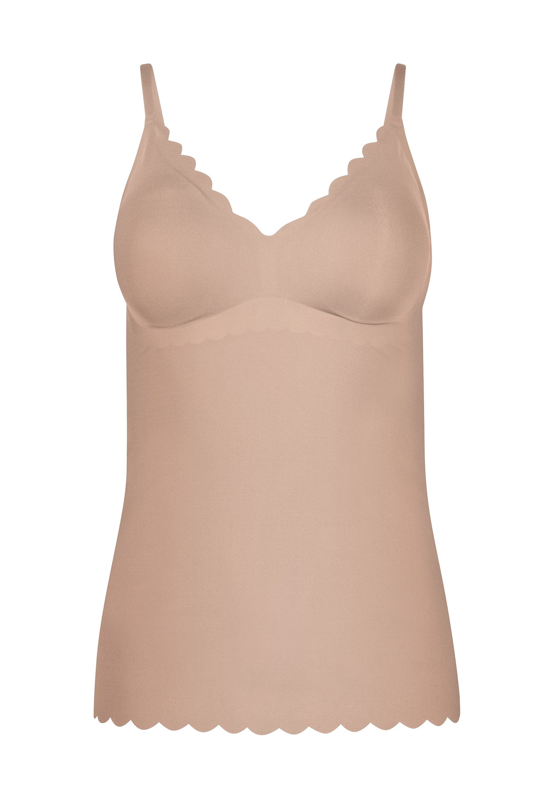 Spaghettishirt herausn. Pads (Beige)