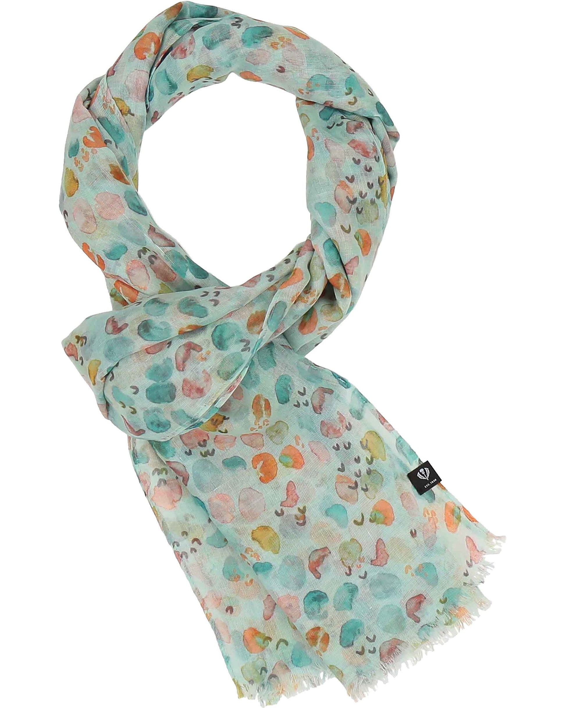 Schal Sustainability Edition - Stola mit Wasserfarben-Punkten (Powder Mint)