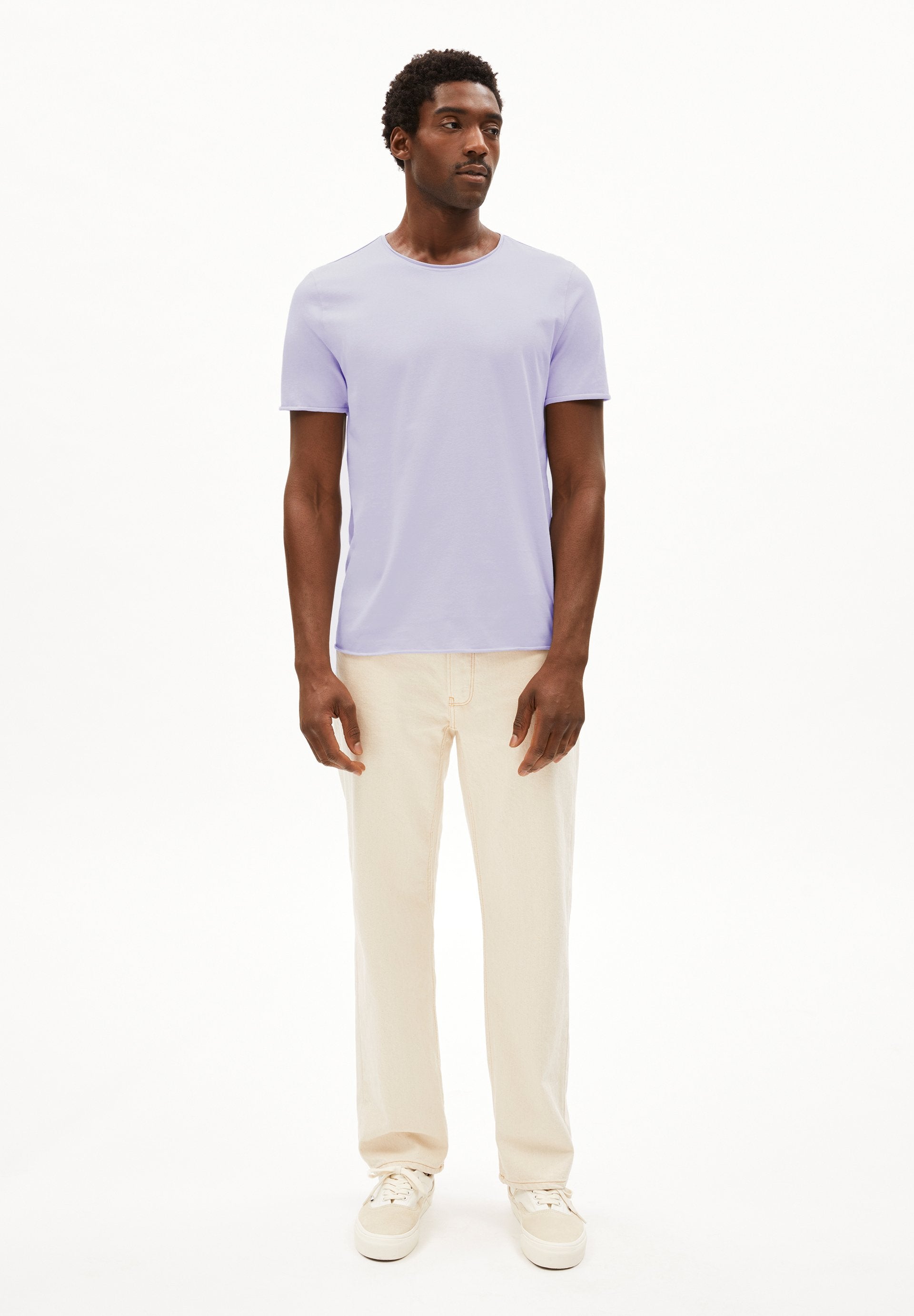 Jaames Brushed T-shirt (Soft Lilac)