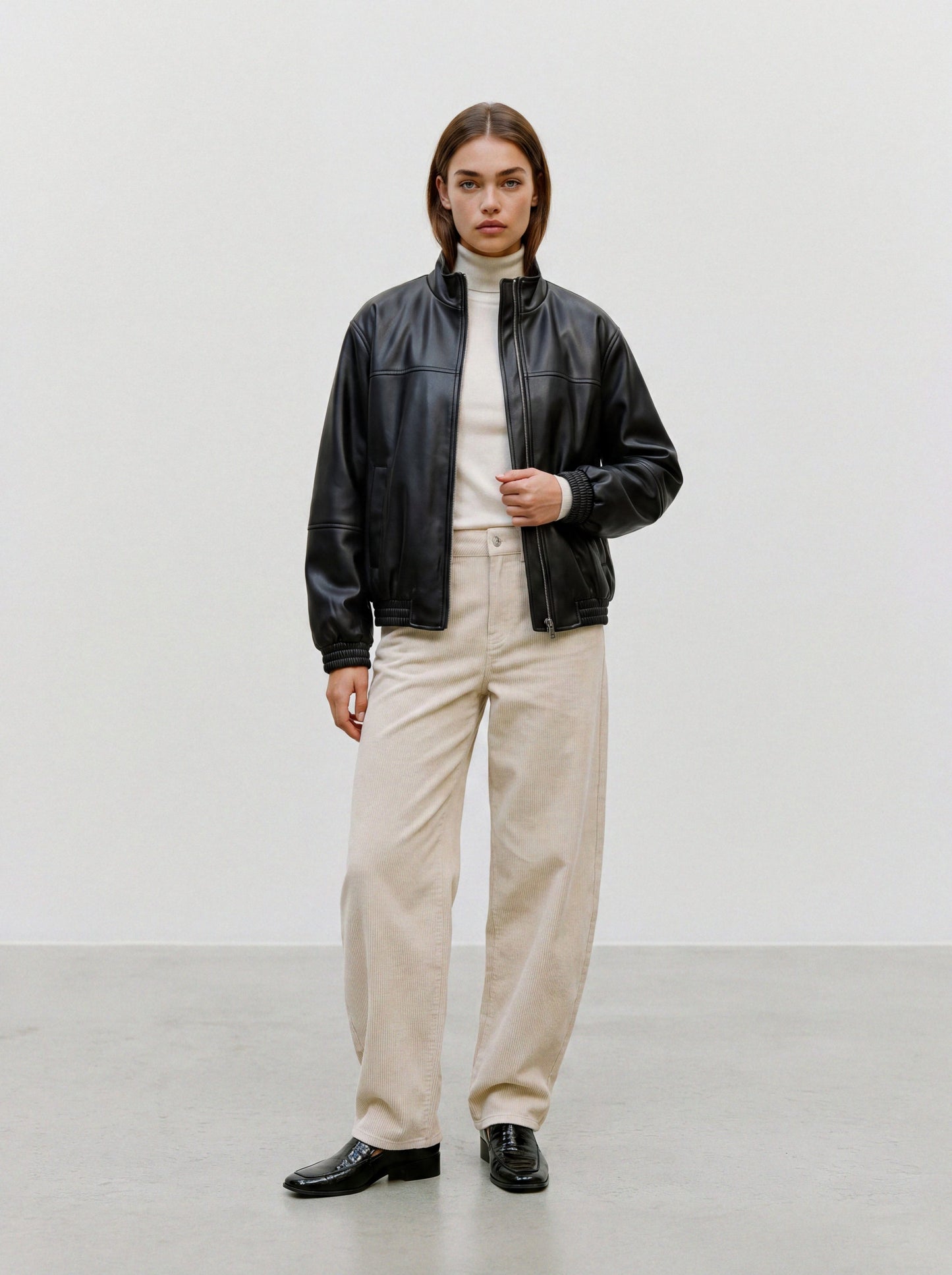 Vmbillie Hr Barrel Ank Cord Pants Noos (Oatmeal)