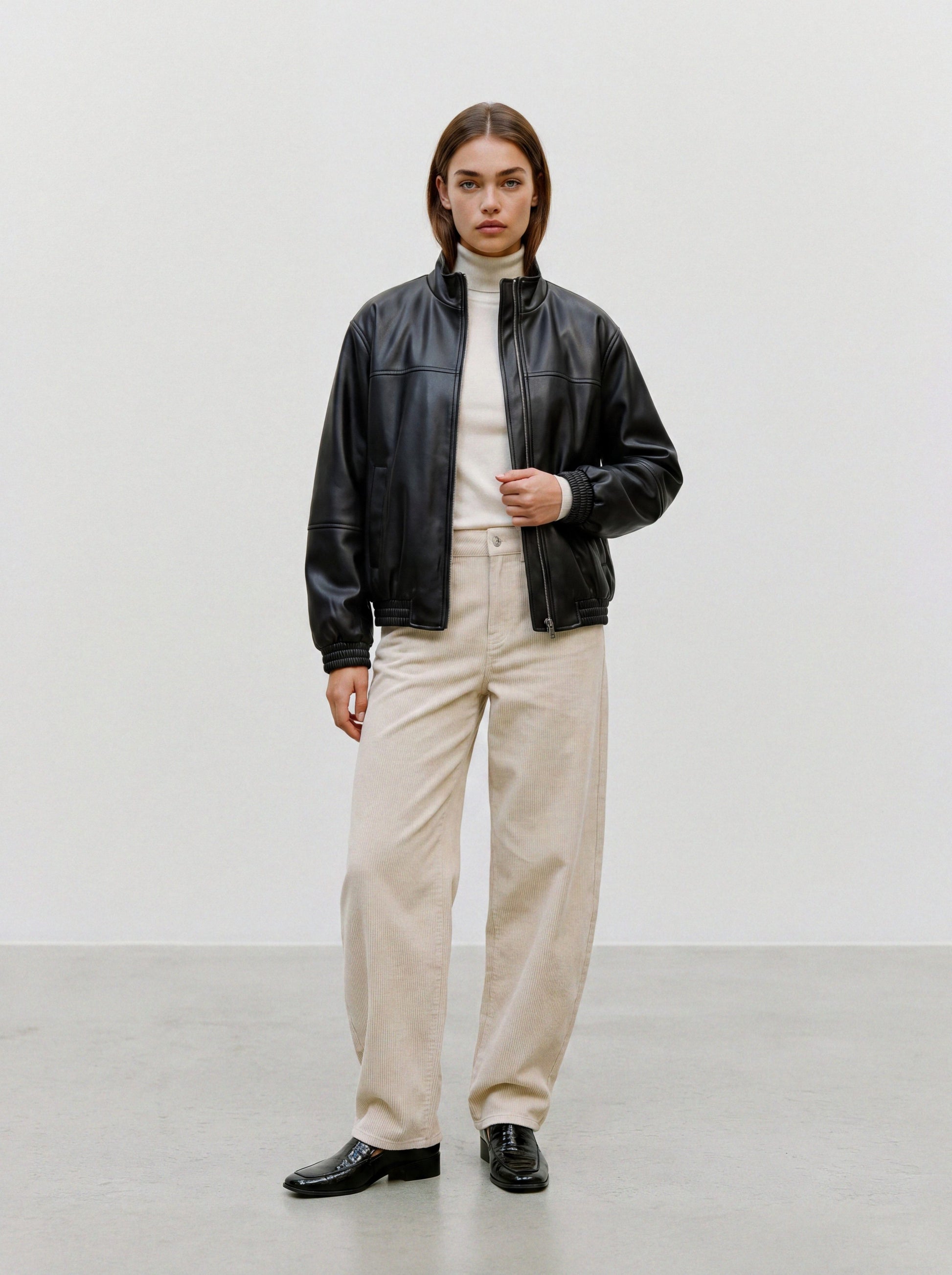 Vmbillie Hr Barrel Ank Cord Pants Noos (Oatmeal)