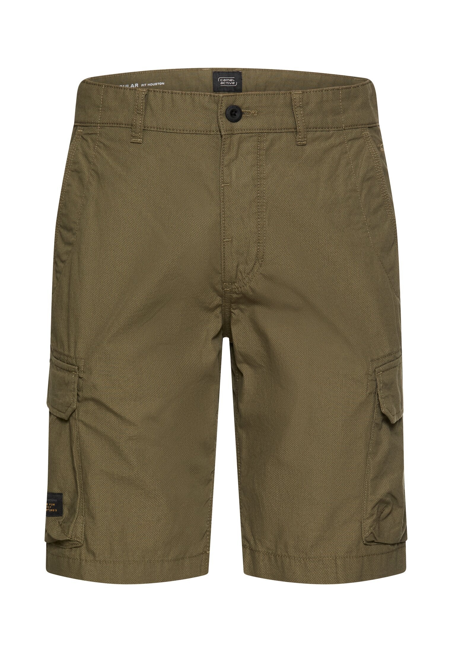 Cargoshorts aus reiner Baumwolle (Deep Olive, Minimal)