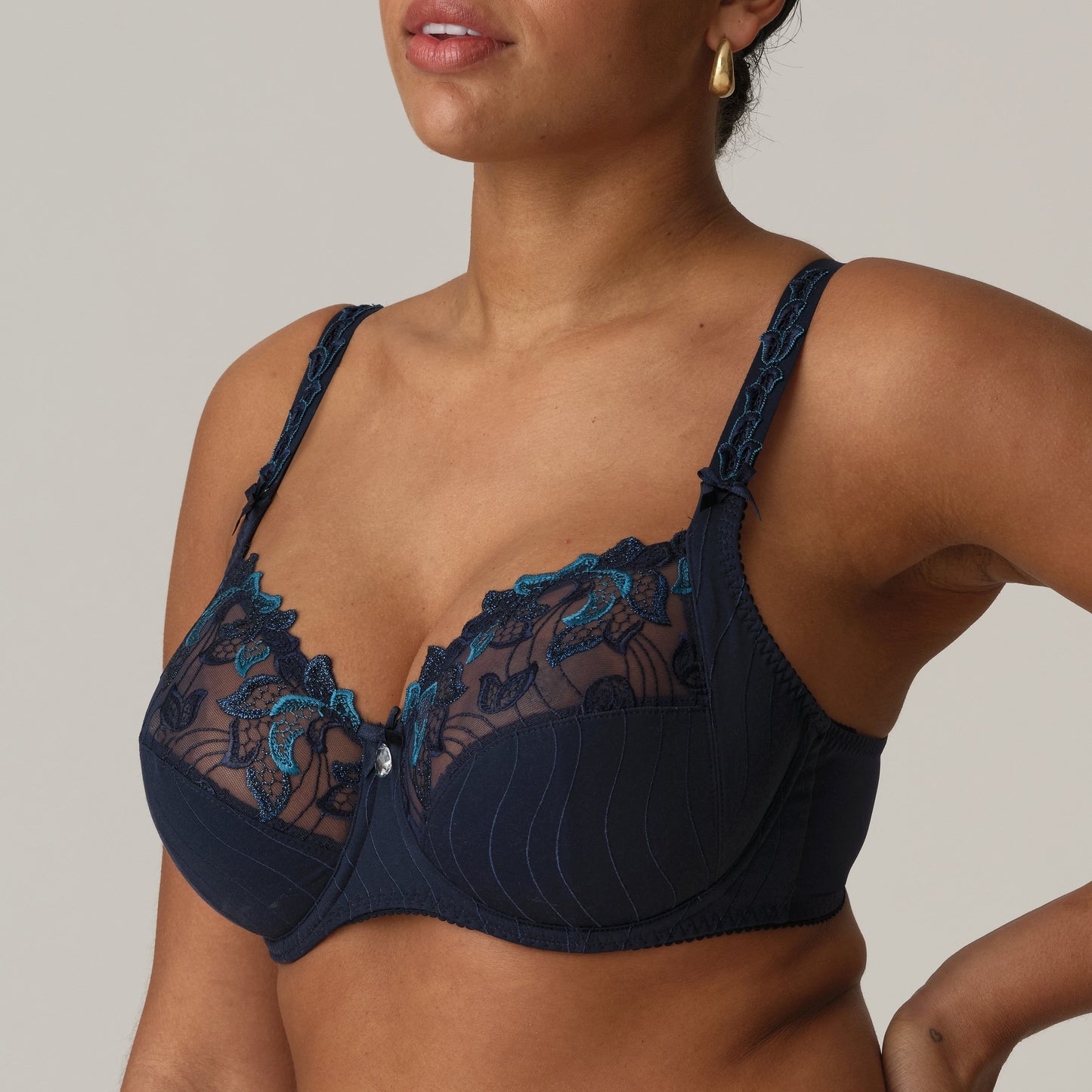 DEAUVILLE velvet blue Vollschalen-BH (Vel)