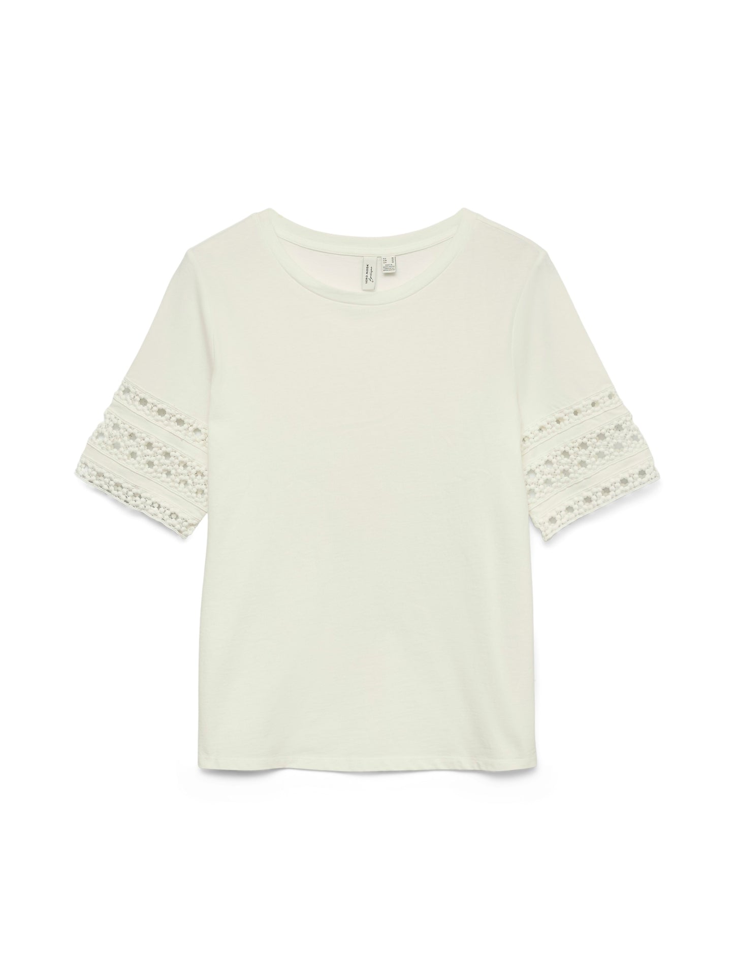 Vmivacy 2/4 O-neck Top Jrs Btq (Snow White)