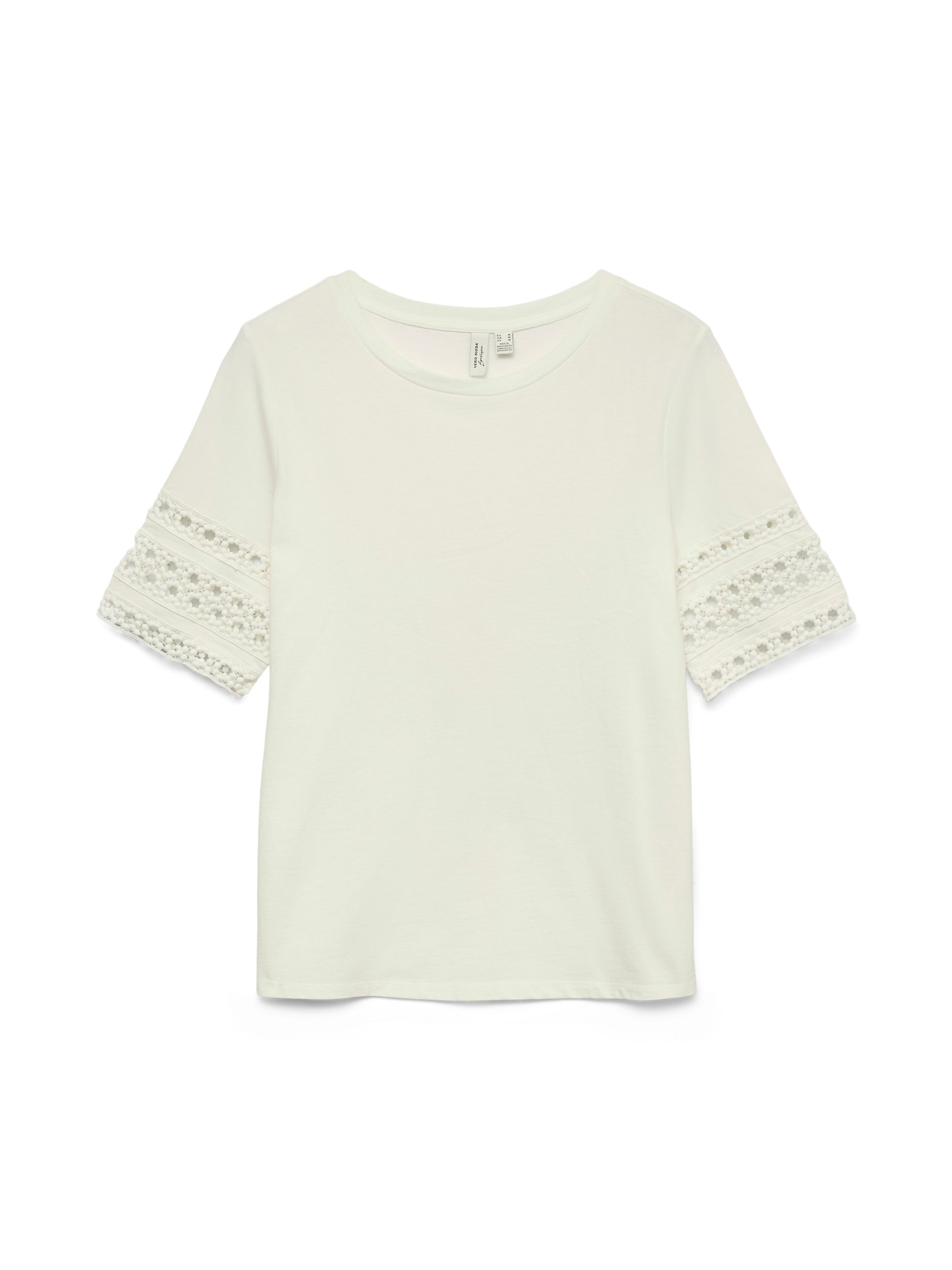Vmivacy 2/4 O-neck Top Jrs Btq (Snow White)