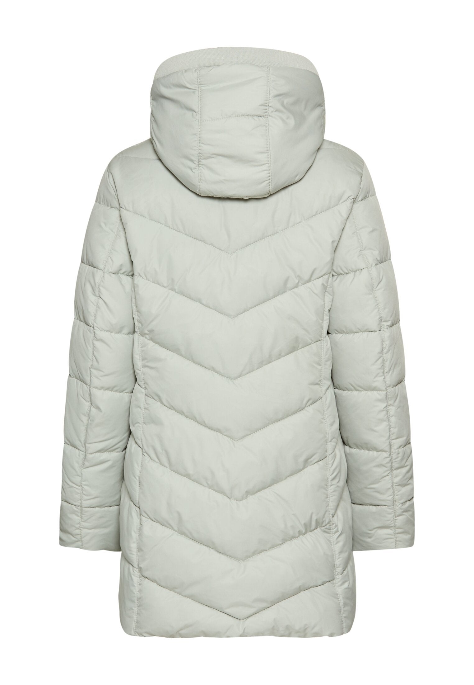 Wattierte Jacke mit abnehmbarer Kapuze (Light Sage)