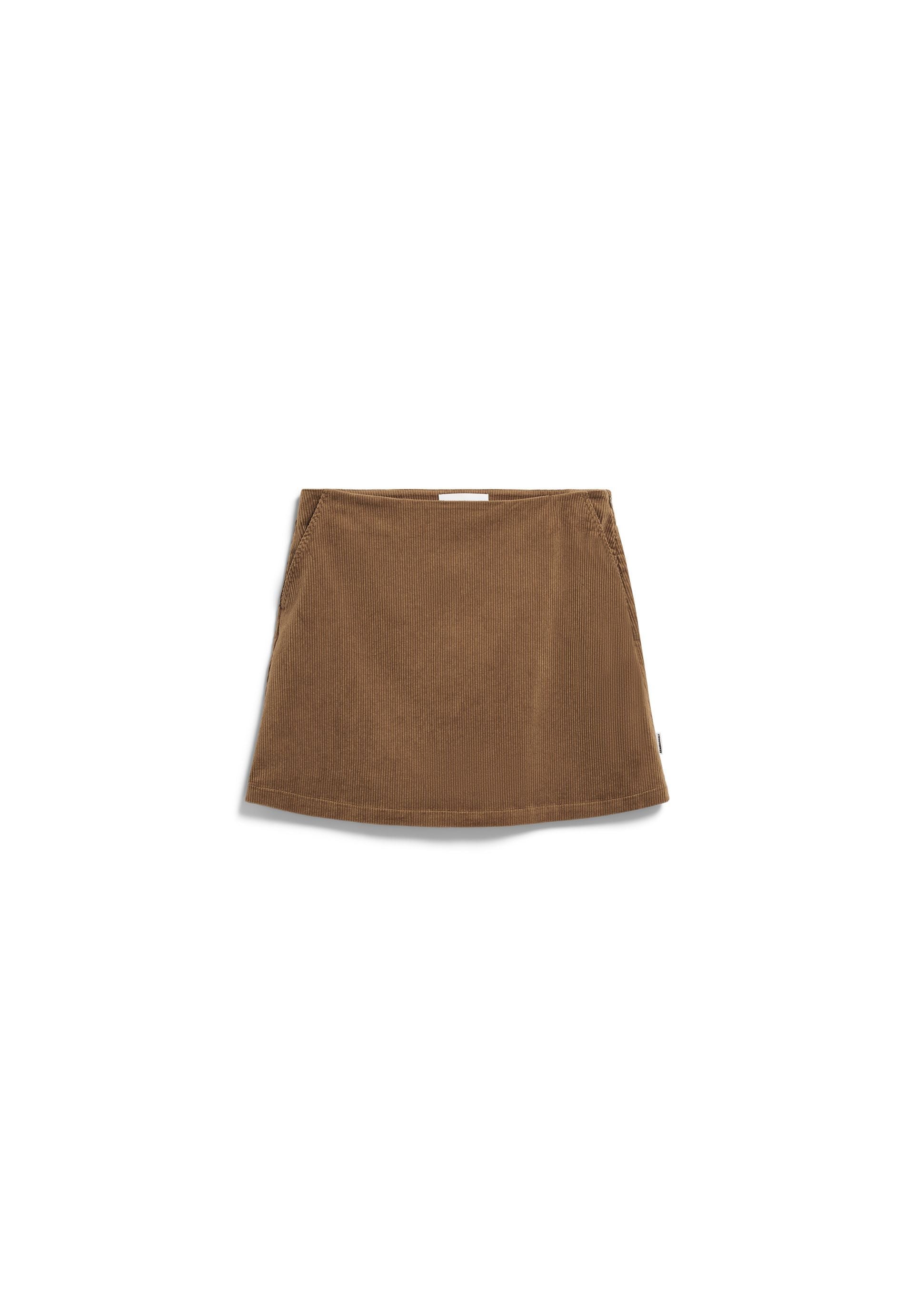 Corduroy Mini Skirt (Amberwood)