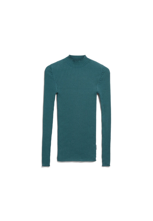 Alaania Knit Sweater (Petrol Velvet)
