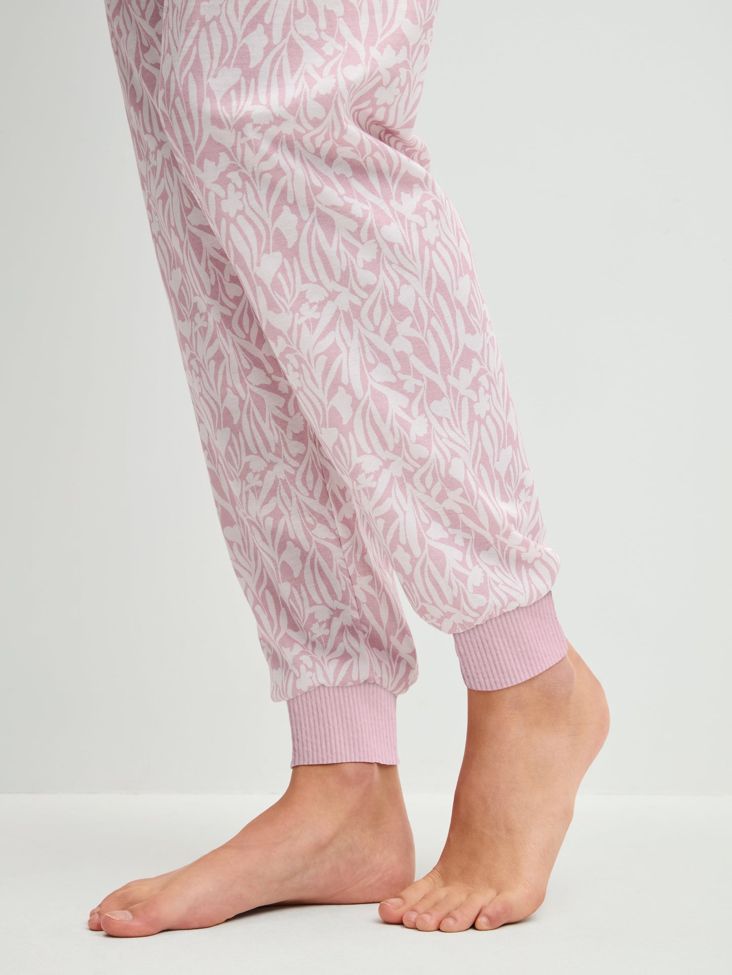 DAMEN Pyjama mit Bündchen (Fragrant Lilac)