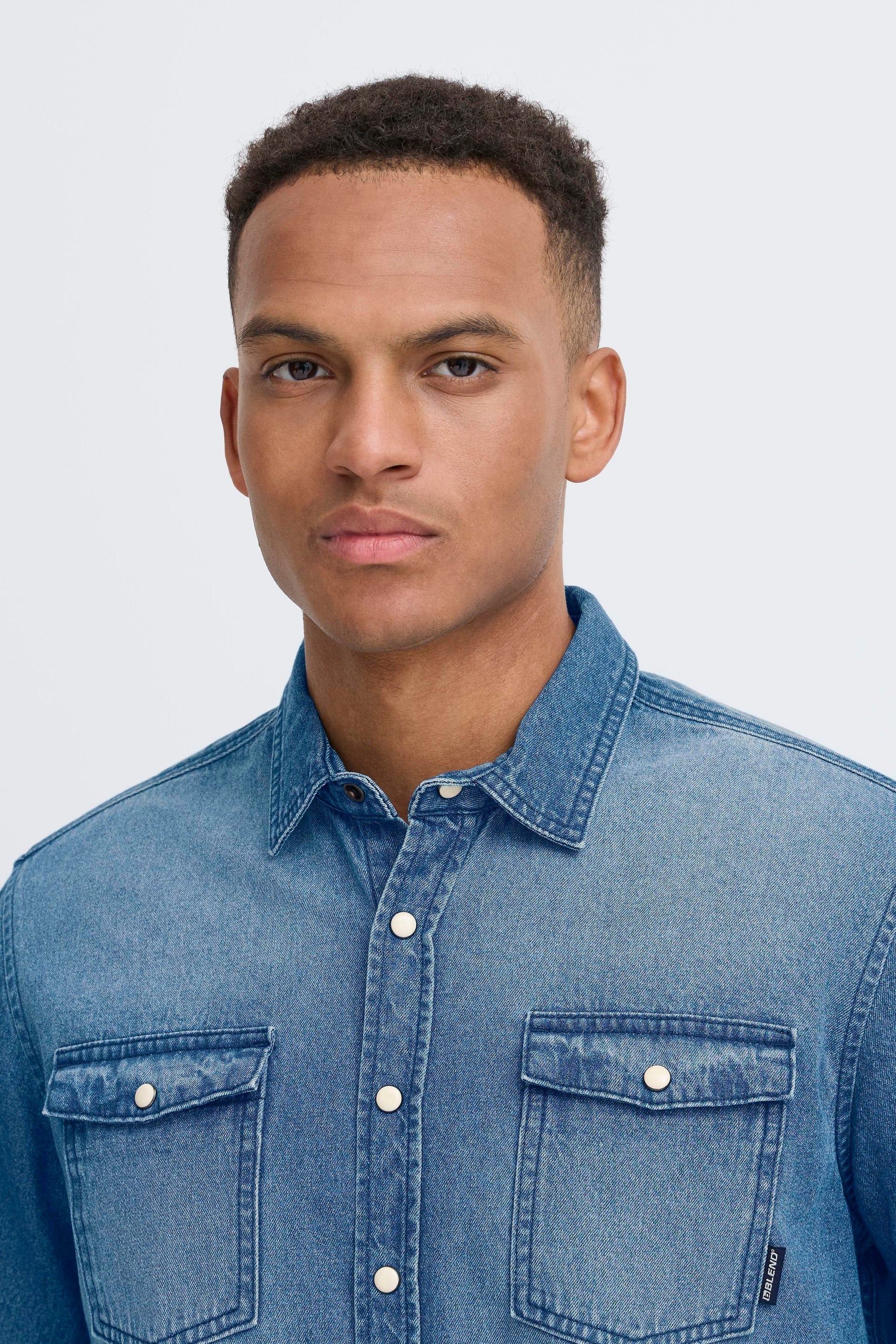 Bhdargo Denim Shirt (Denim Middle)