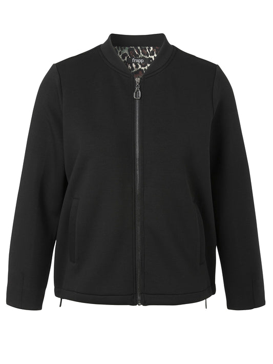 Jacke Rundhals 1/1 Arm Zipper (Black)