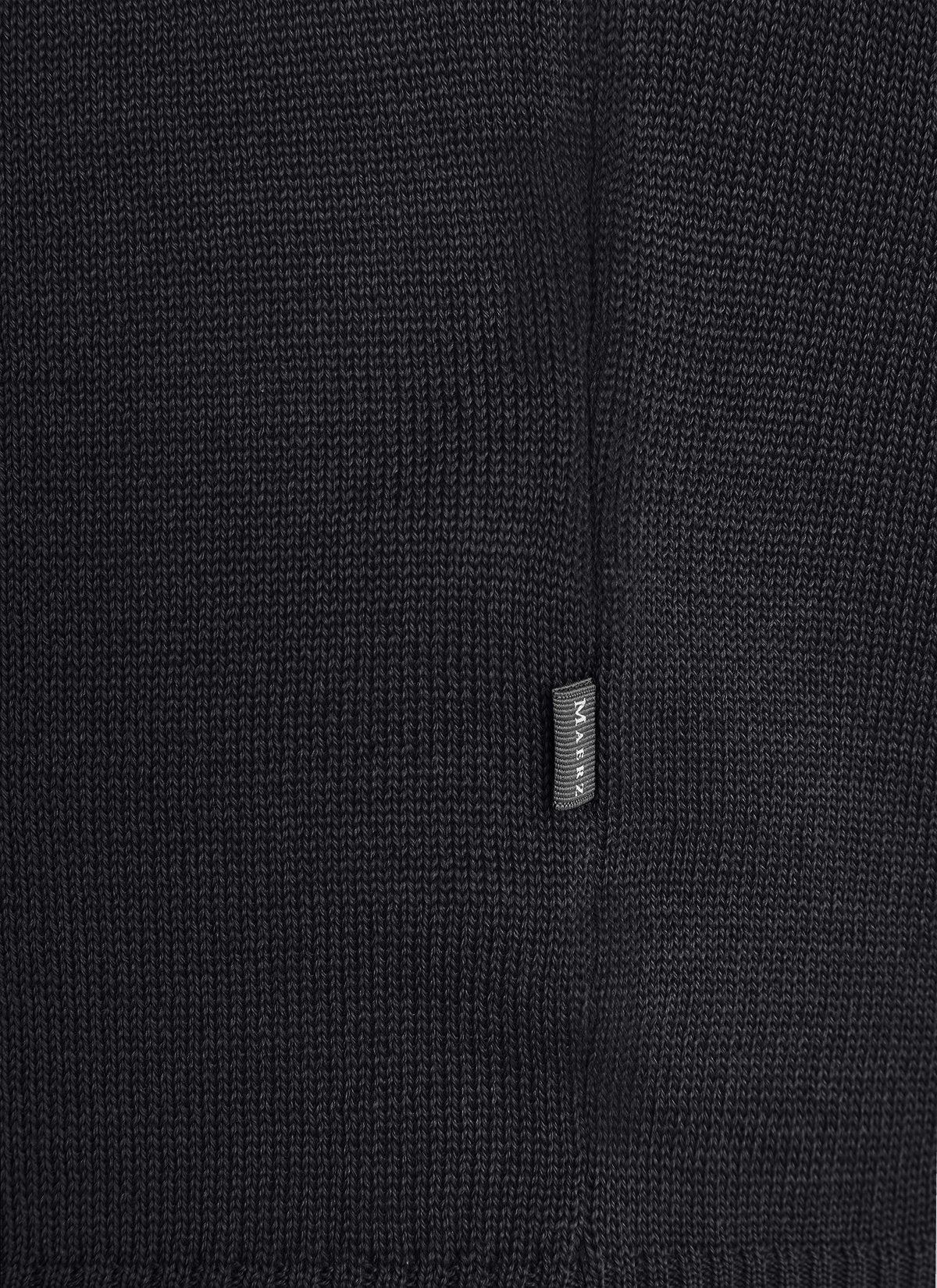 Pullover Rundhals 1/1 Arm (Black)