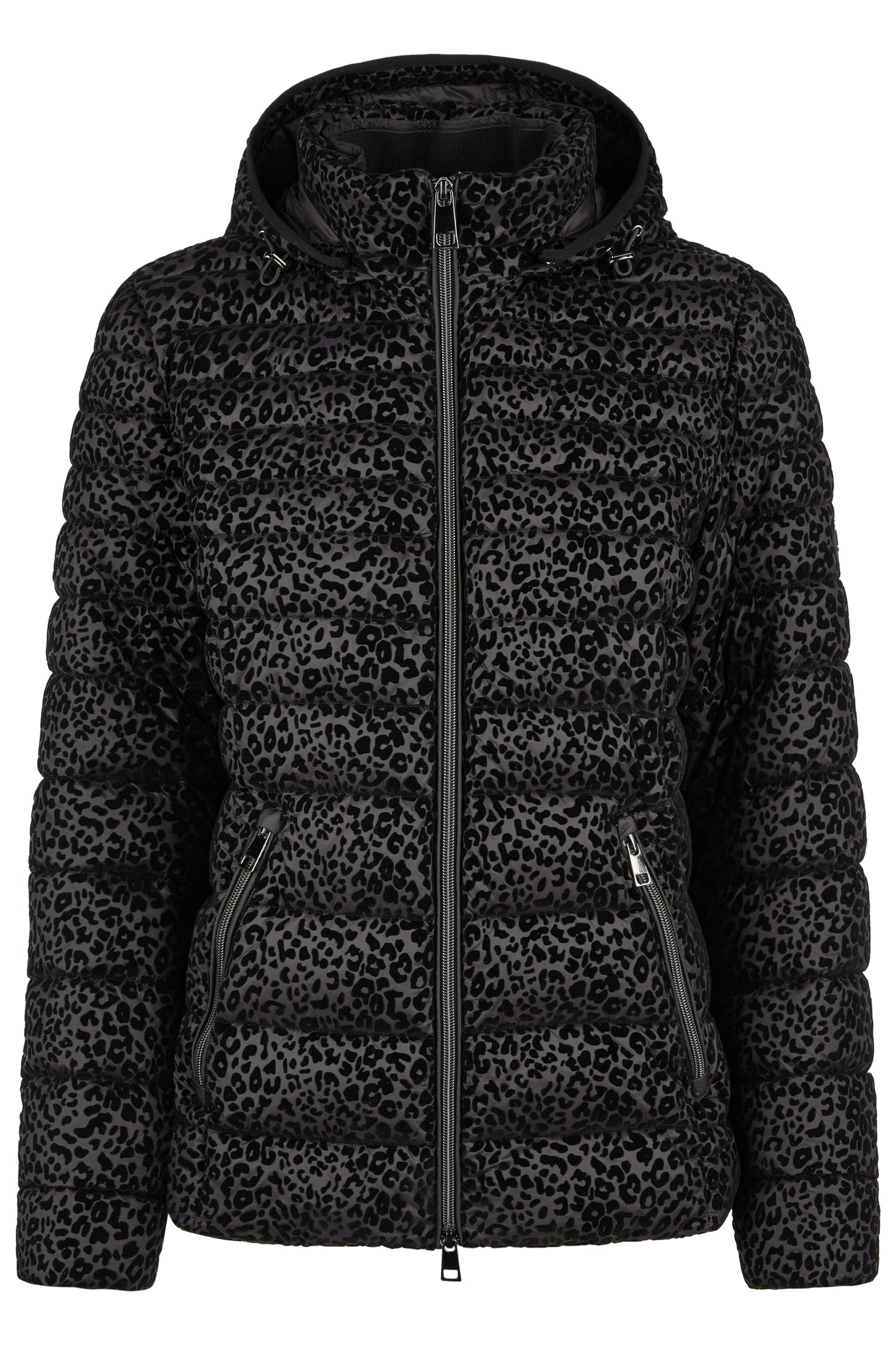 Jacke Down Free mit Kapuze (Black)