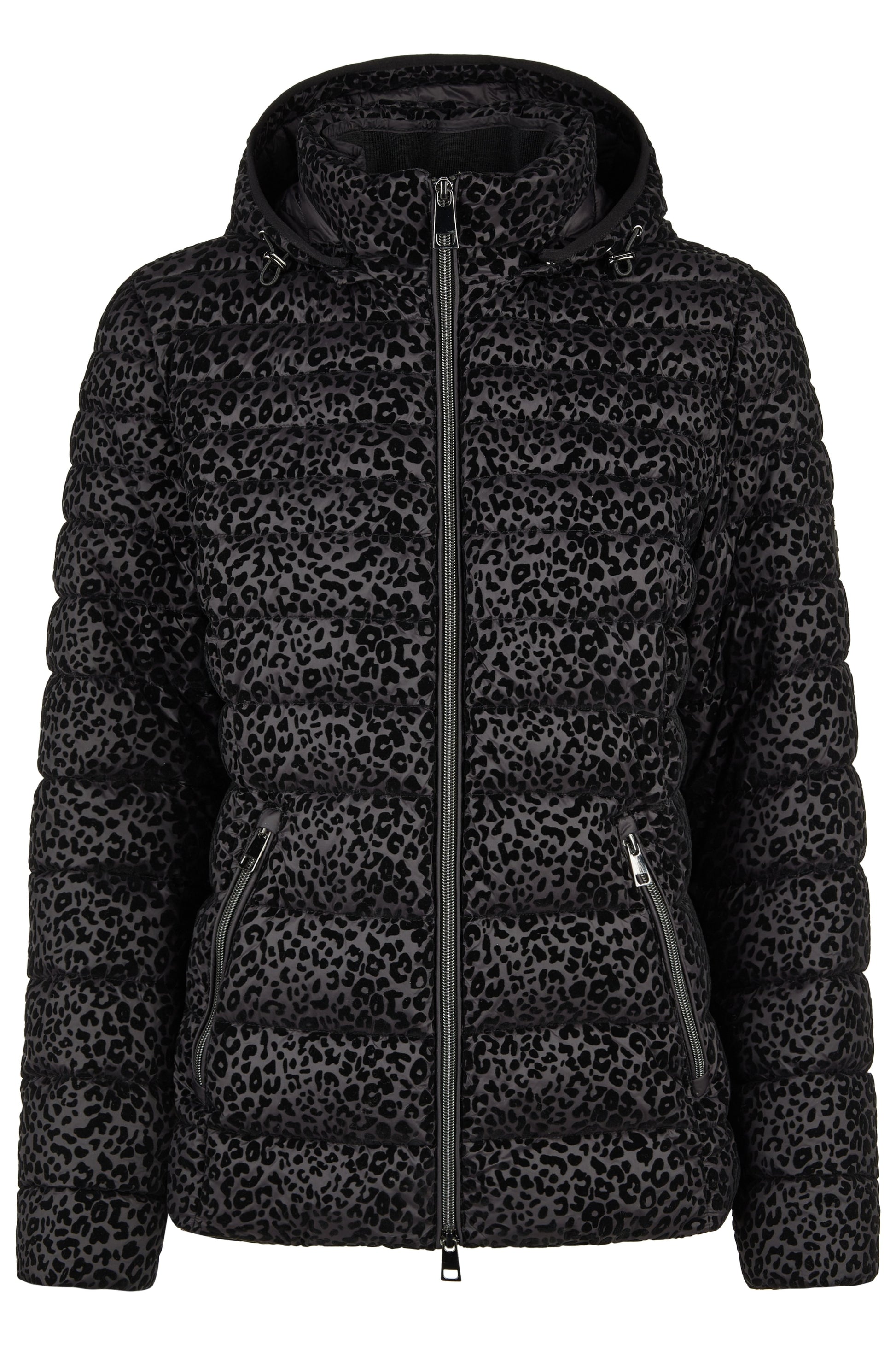 Jacke Down Free mit Kapuze (Black)