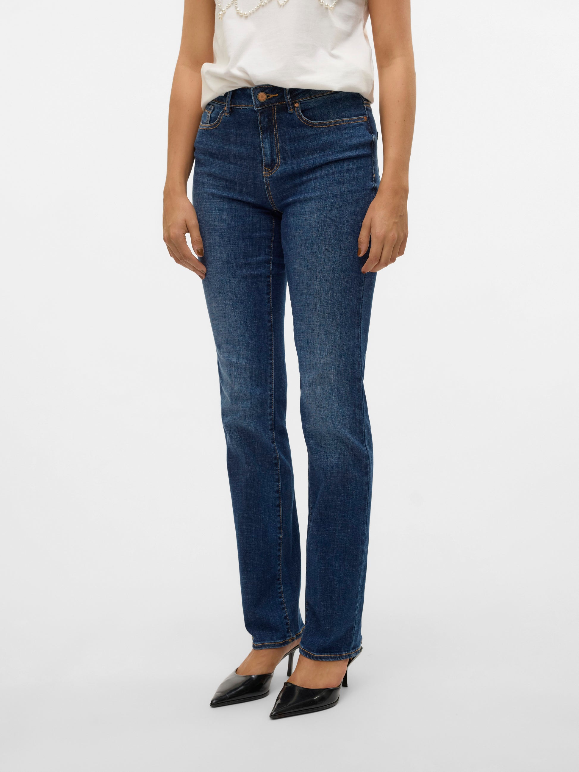 Vmflash Mr Straight Jeans Li3300 Ga Noos (Dark Blue Den)