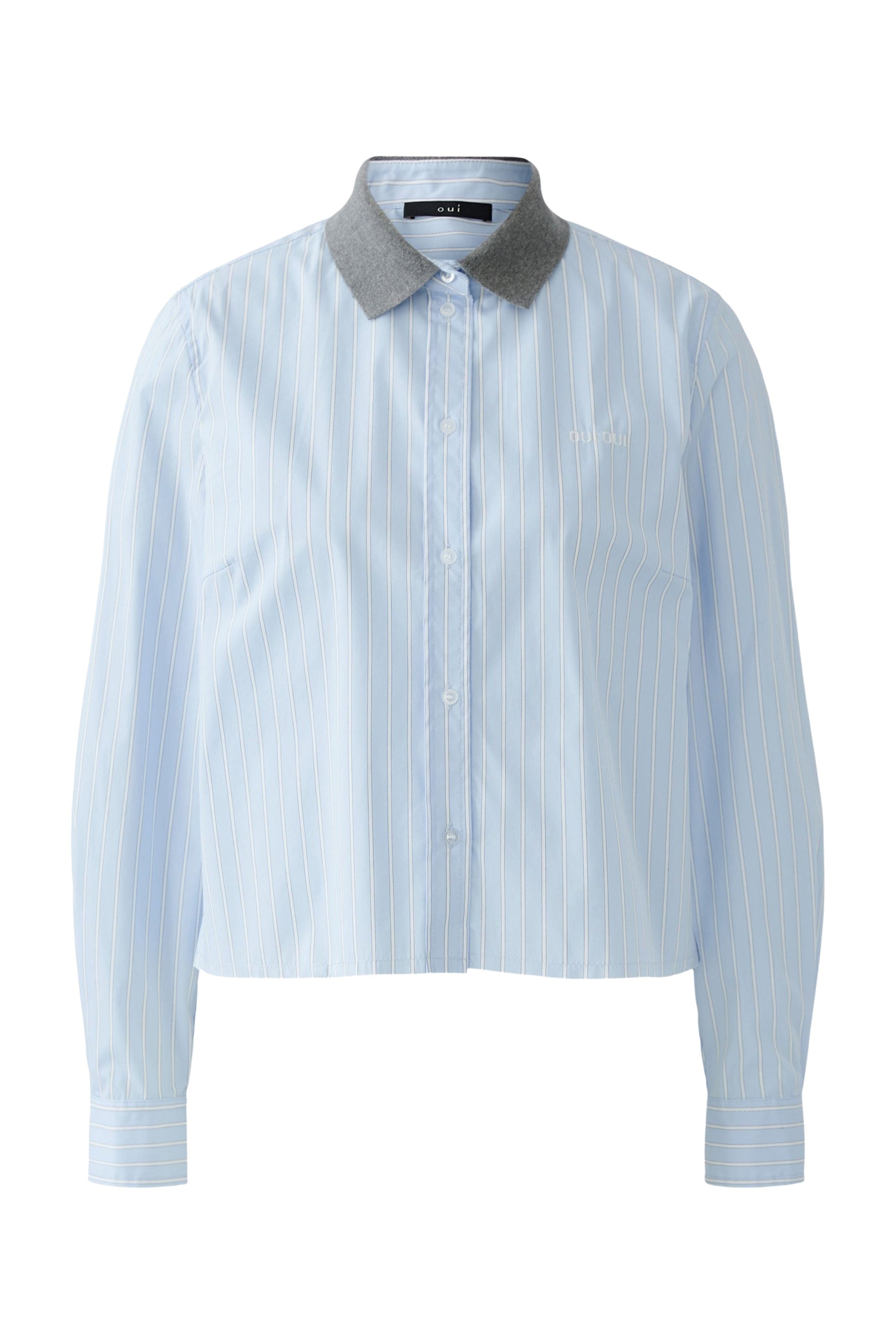 Bluse (Lt Blue White)