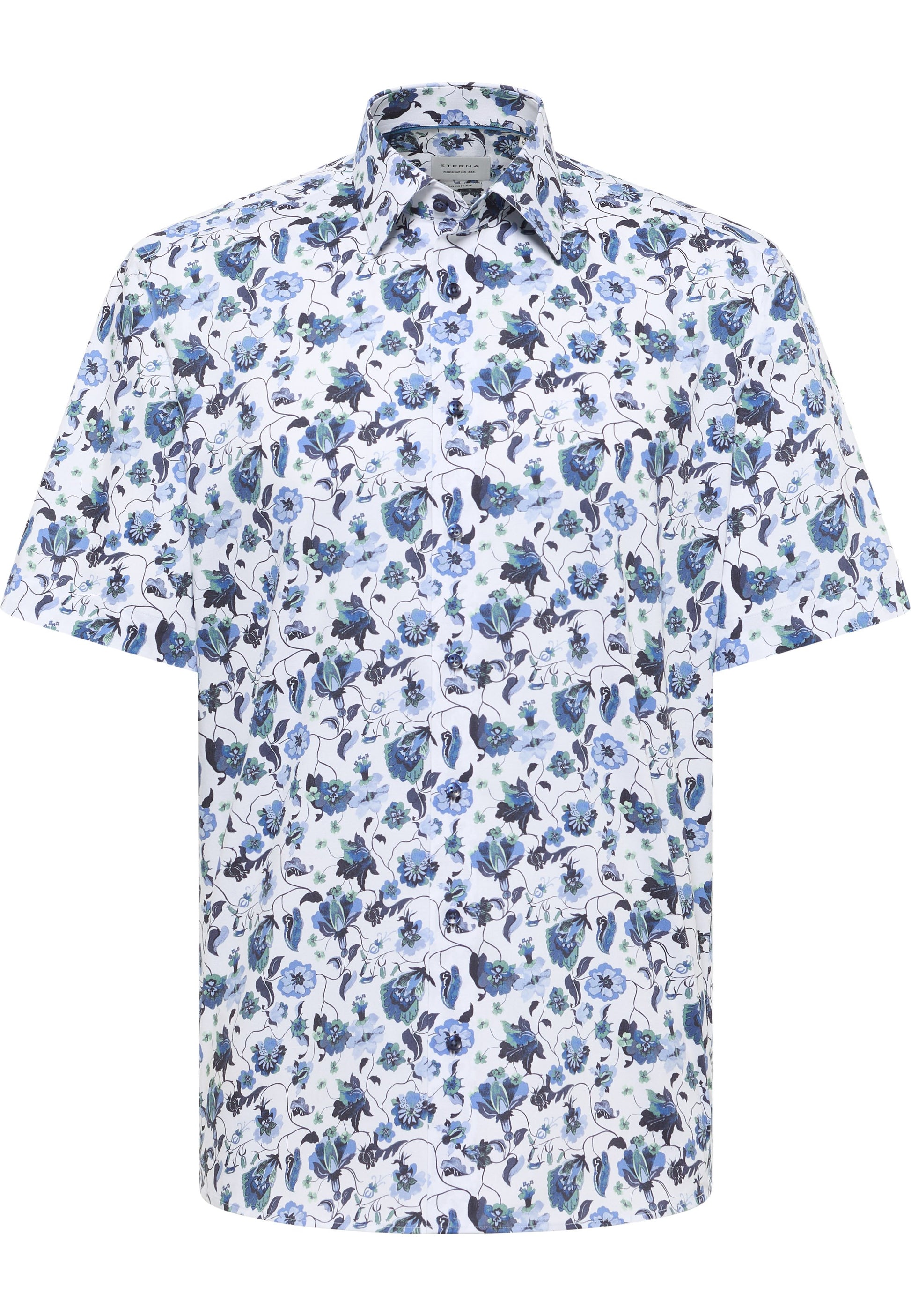 Hemd Twill Kurzarm (Dunkelblau)