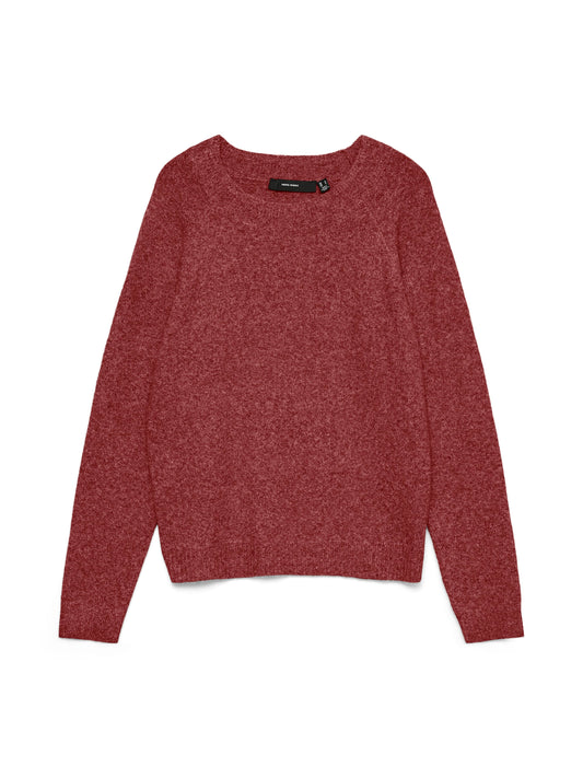 Vmdoffy Ls O-neck Blouse Ga Noos (Syrah/w. W)