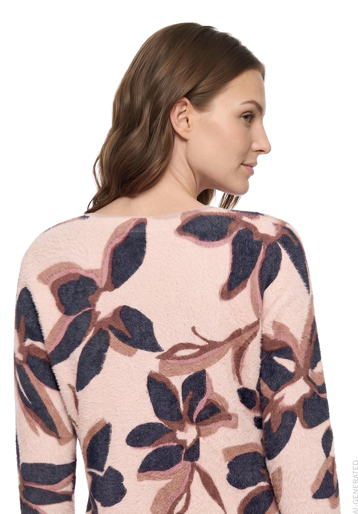 Strickpullover (Rosé/black)