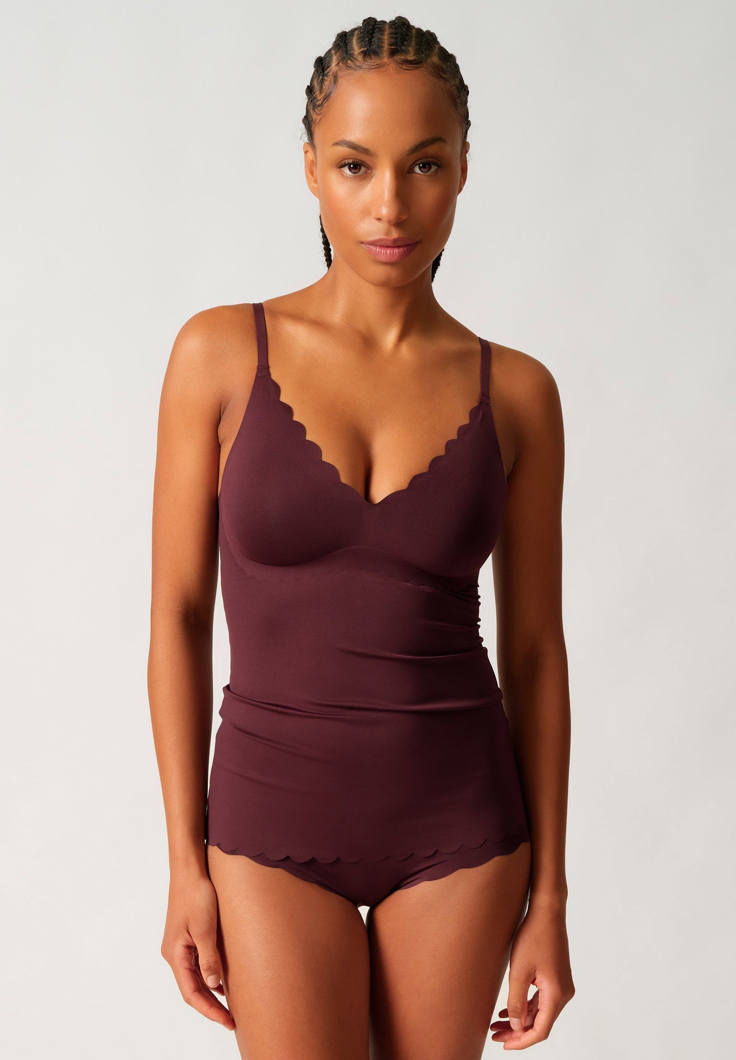 Skiny Damen Spaghettishirt herausn. Pads Sensation (Winetasting)