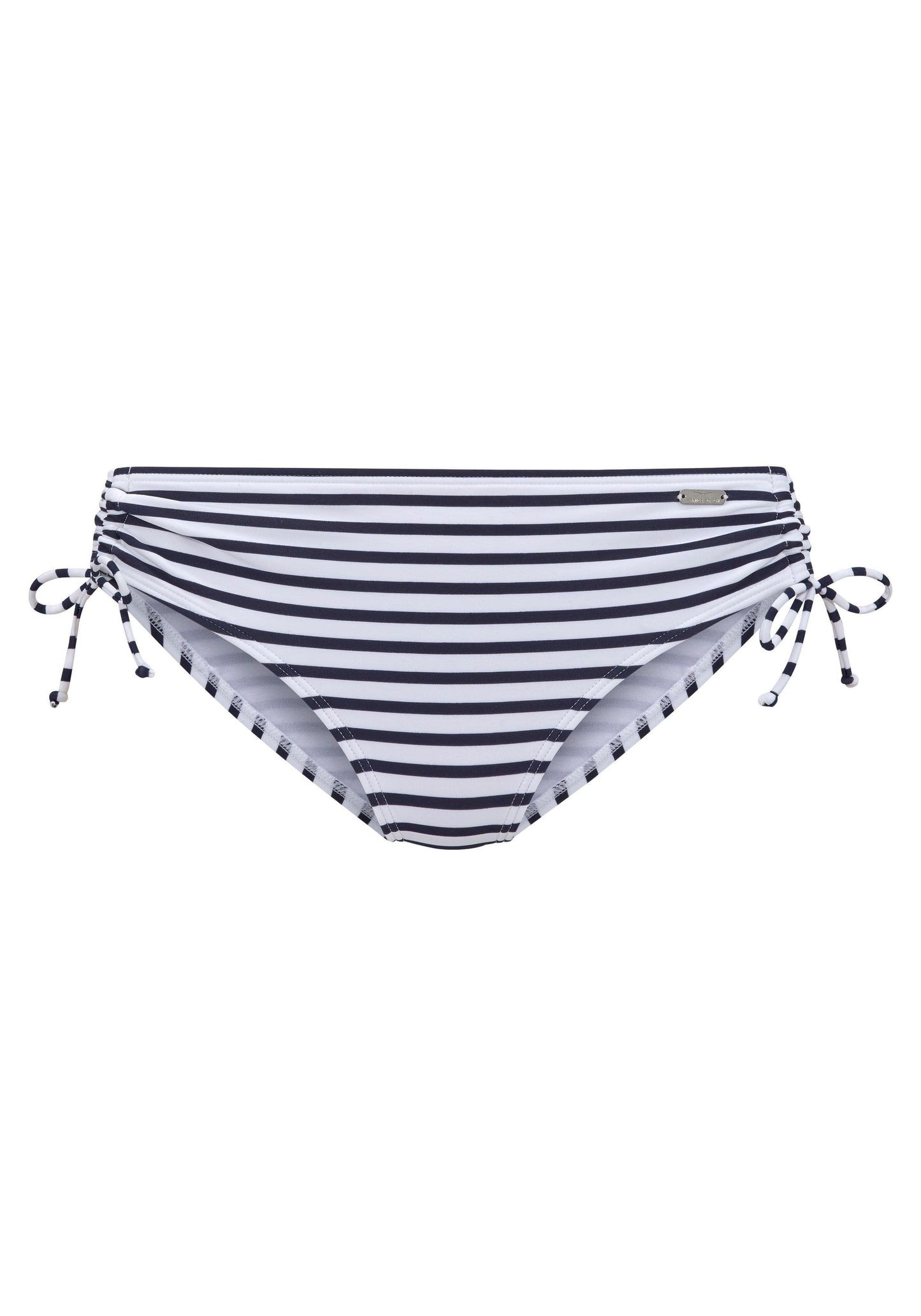 Venice Beach LM exkl. Sport Bikinihose mit Raffung (White-navy S)