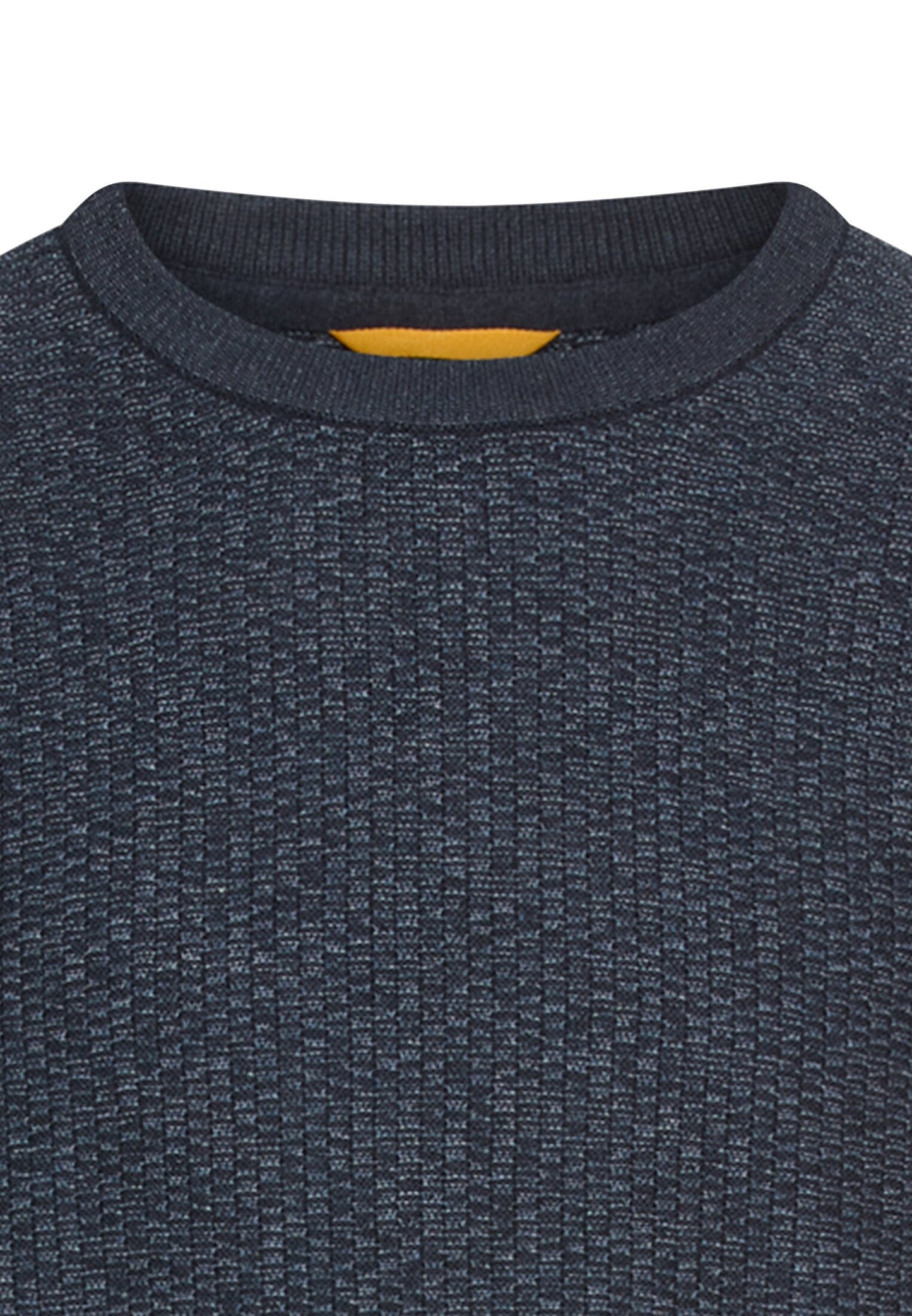 Strickpullover mit Rundhalskragen (Tinted Blue)