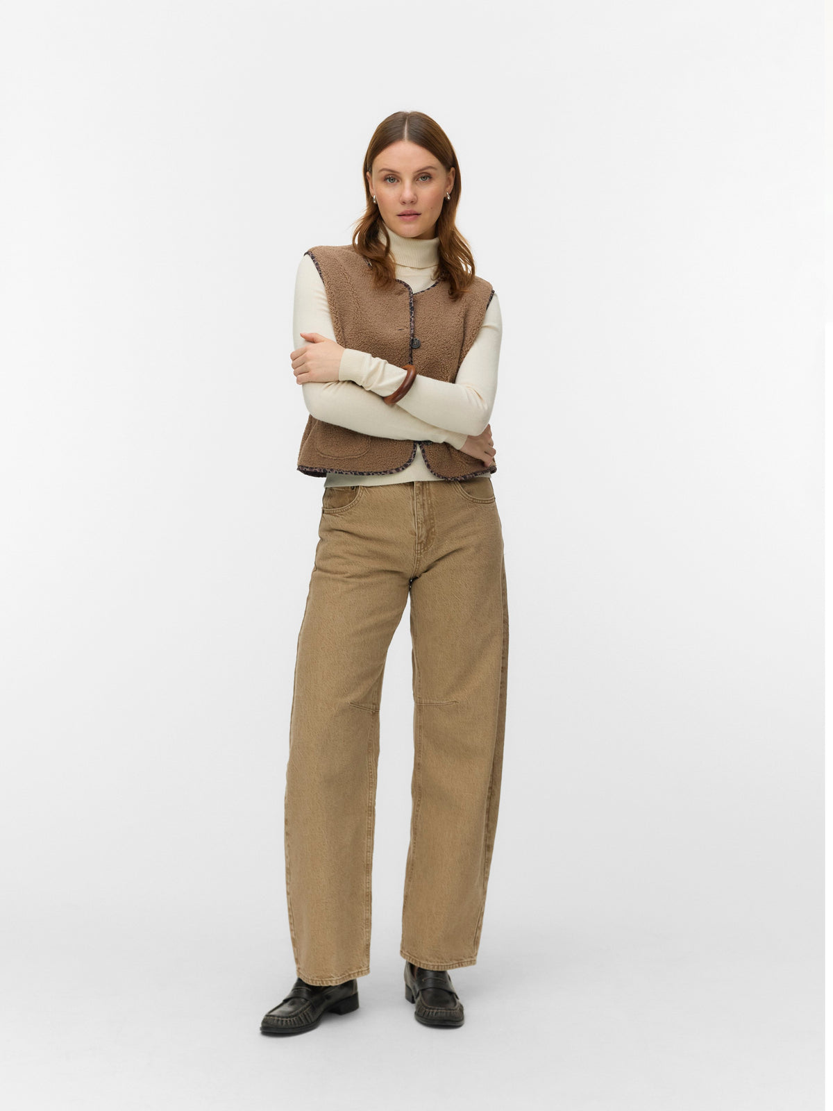 Vmmaya Sl Gilet Jrs Btq (Fossil/leo)