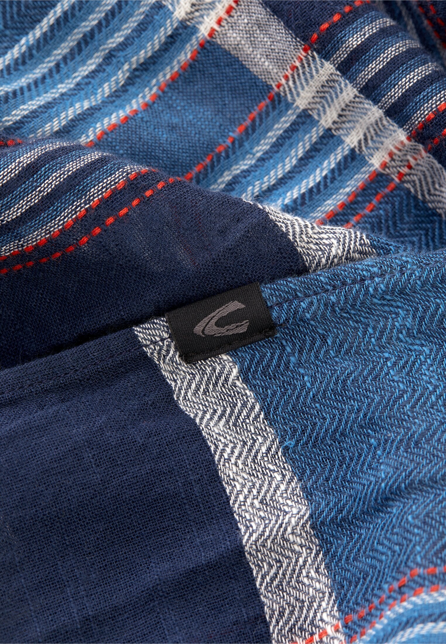 Schal aus Organic Cotton (Dark Navy)