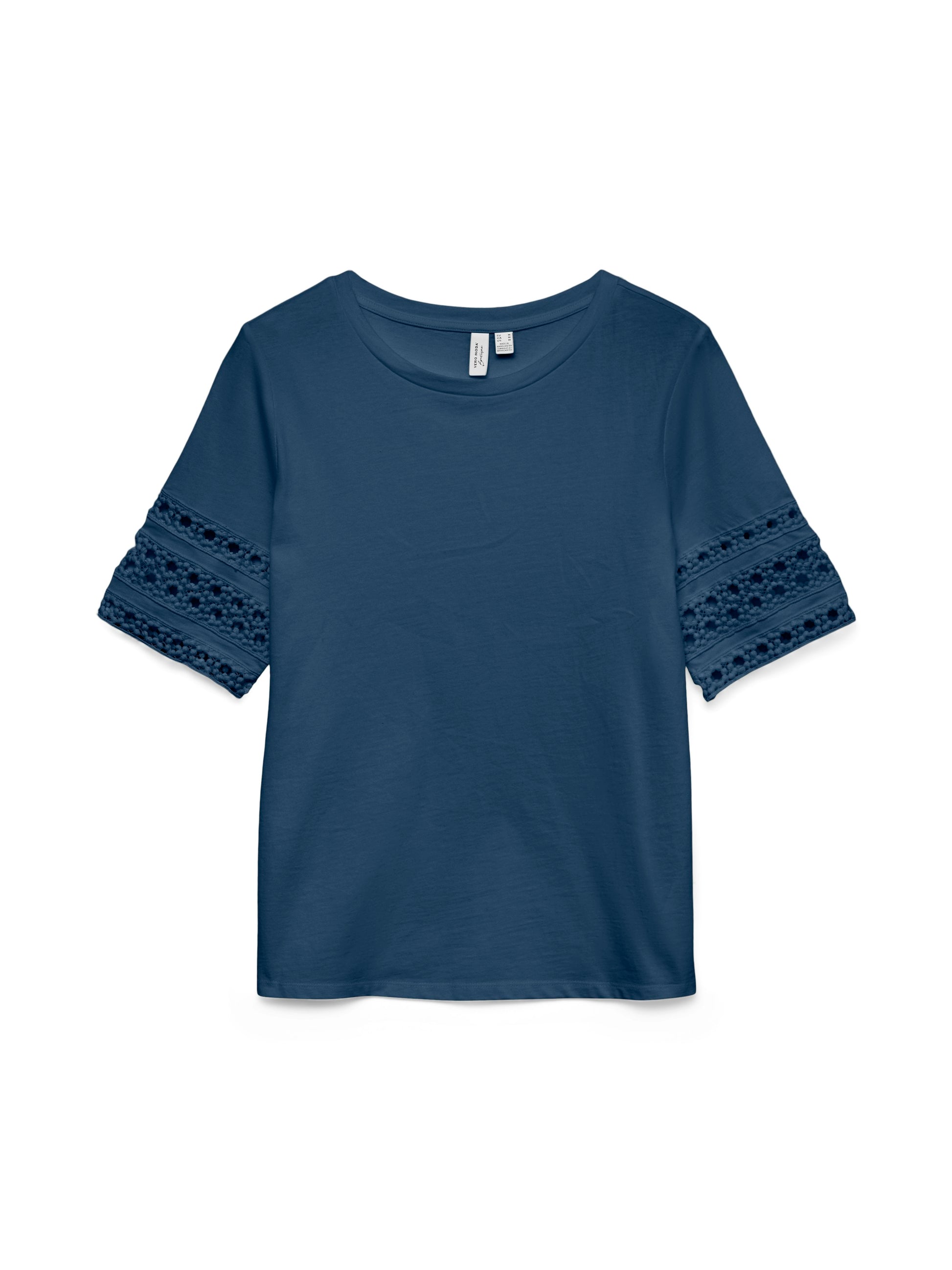 Vmivacy 2/4 O-neck Top Jrs Btq (Dark Denim)
