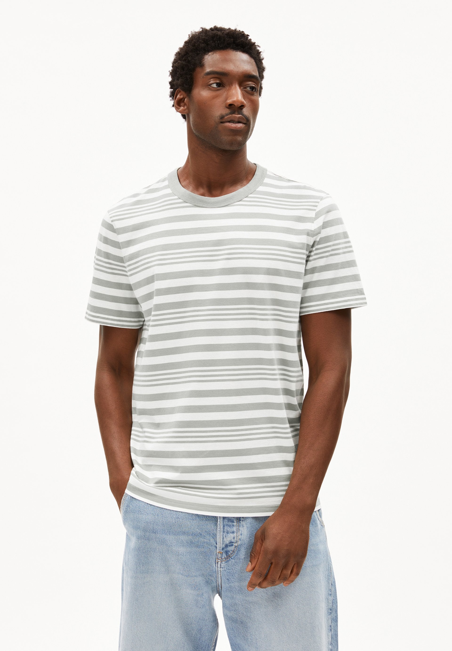 Maarkos Bold Stripes (Oatmilk-seagree)