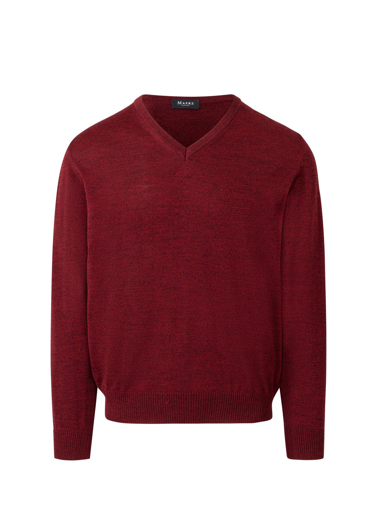 Pullover V-Ausschnitt 1/1 Arm (Merlot)