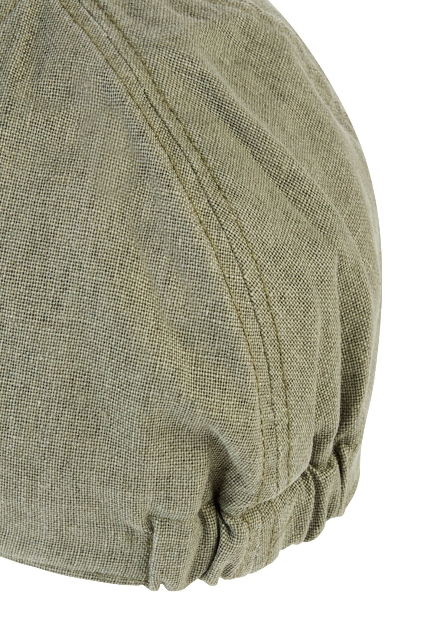 Flat Cap mit Gummizug (Khaki)