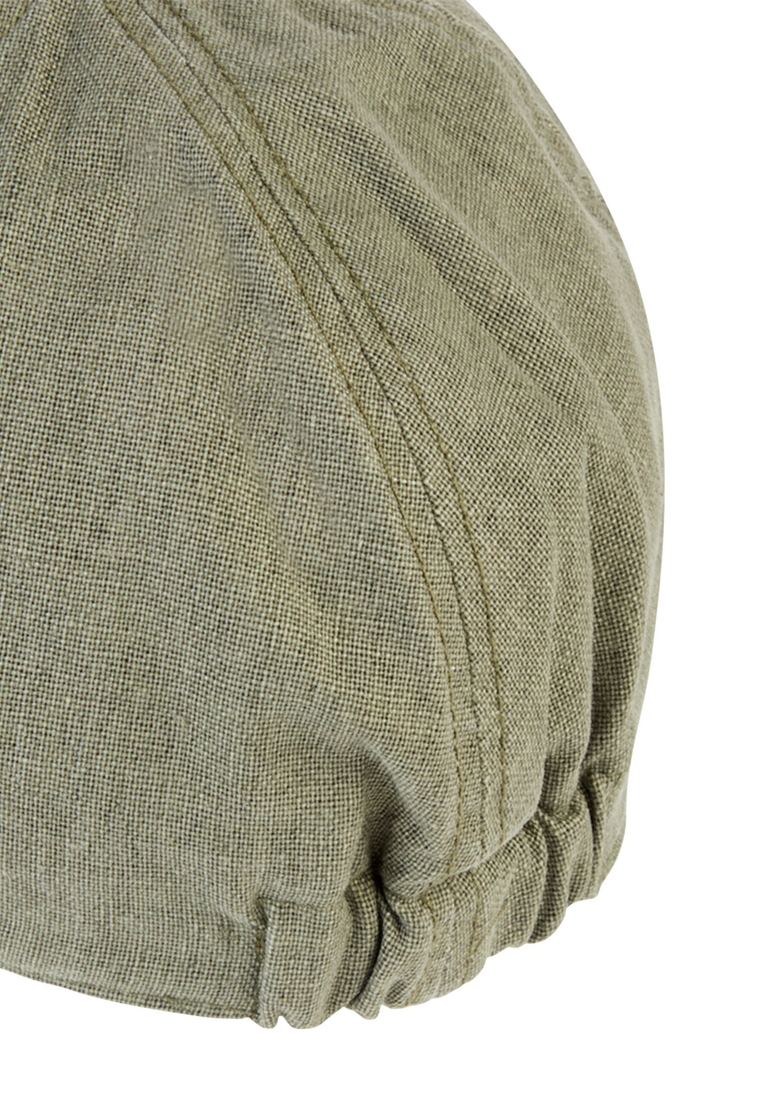 Flat Cap mit Gummizug (Khaki)