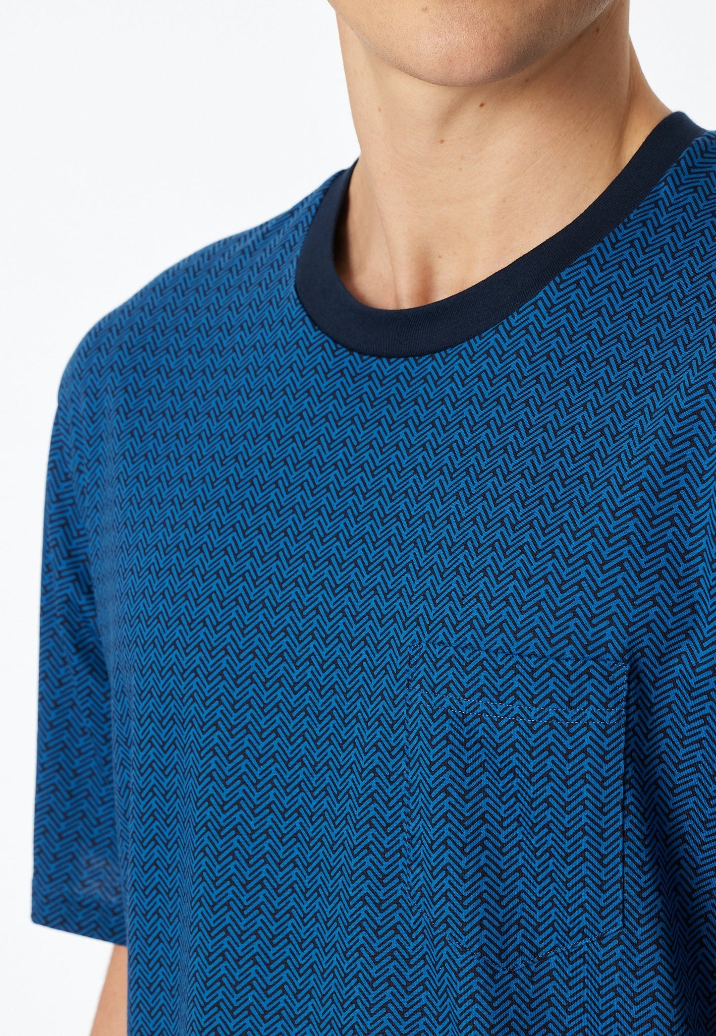 Schlafanzug kurz (Blau)