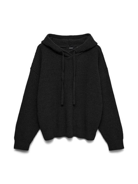 Vmneat Ls Hood Pullover Boo (Black)