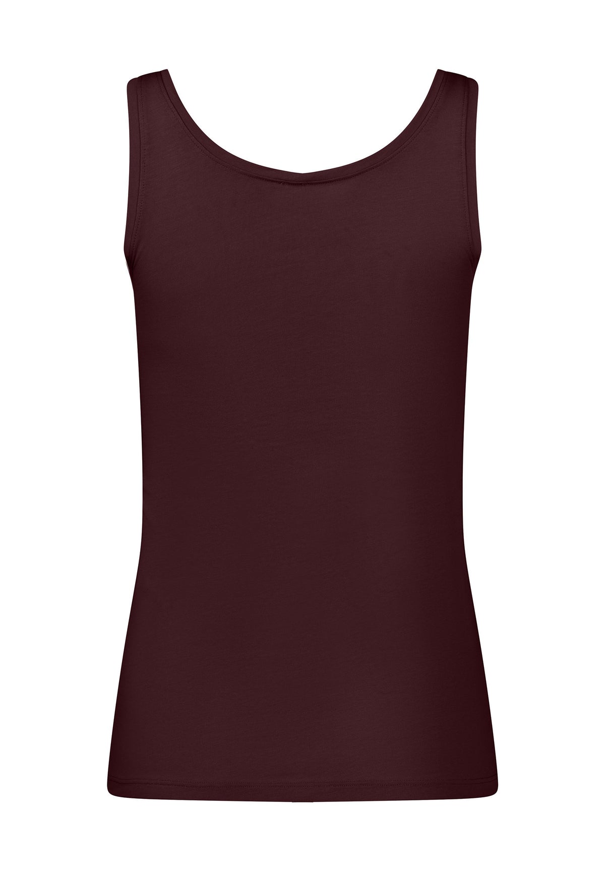 Skiny Damen Tanktop Doppelpack SKINY ADVANTAGE Cotton Stretch (Rosewine Select)