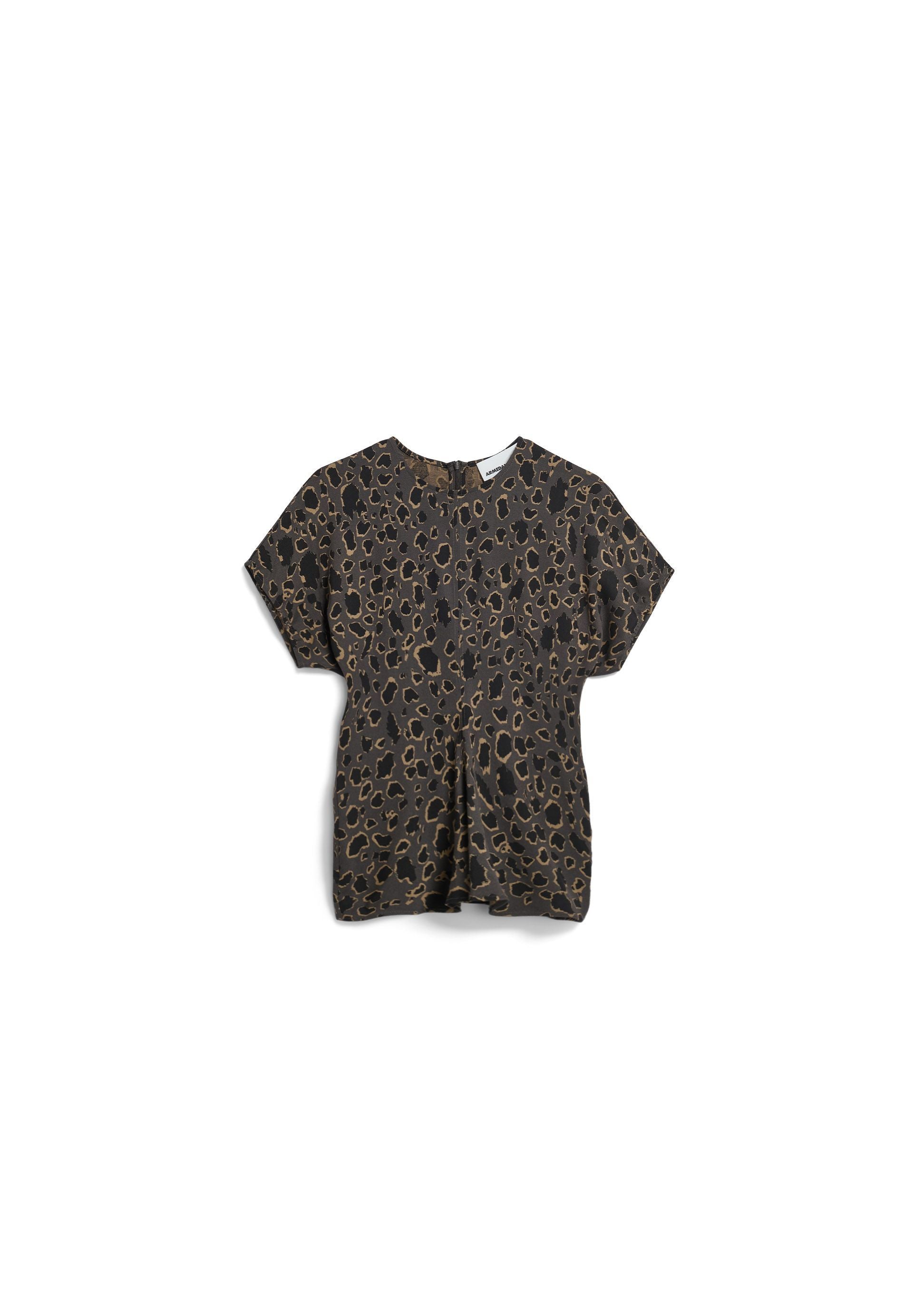 Leo Bat Wing Blouse (Dark Steel-blac)