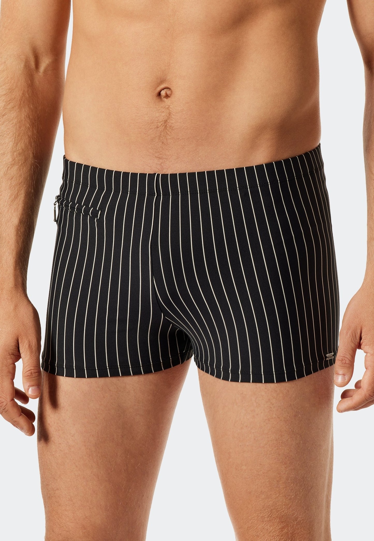 Badehose Komfort mit Bein (Schwarz)