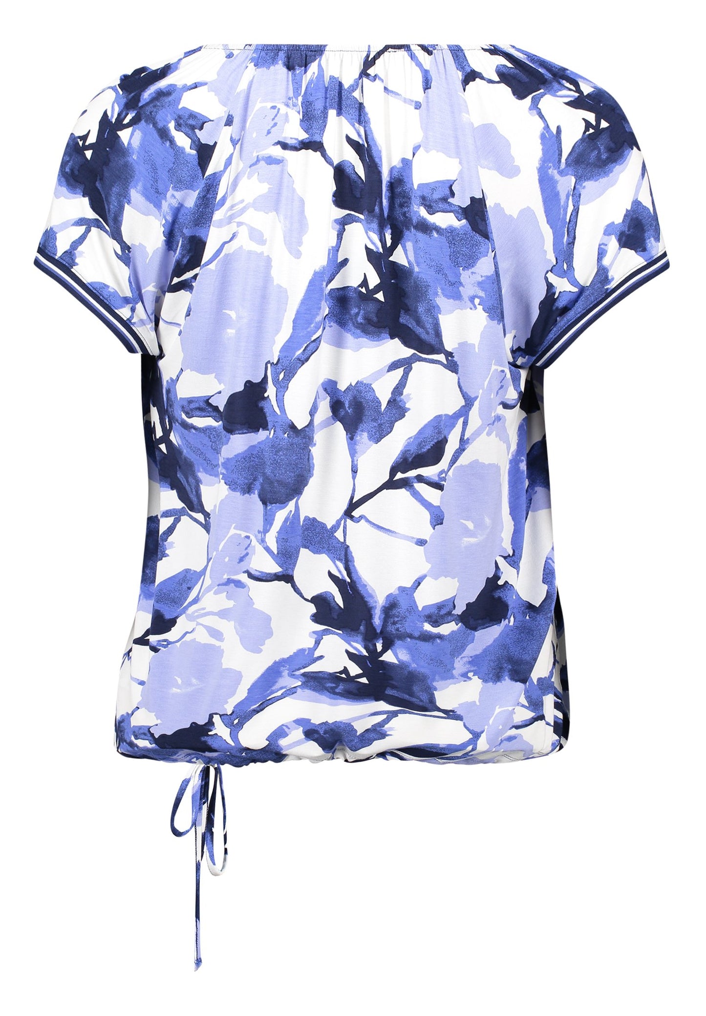 Printshirt (Cream/blue)