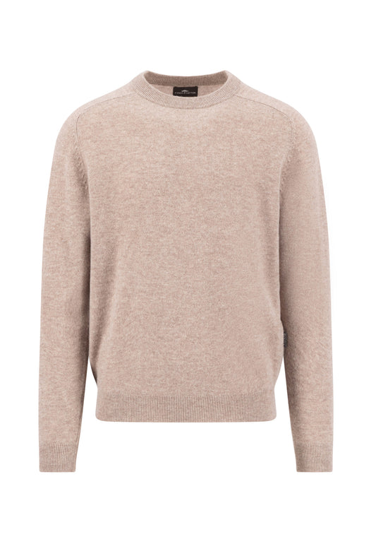 O-Neck, Cashmere (Light Taupe)