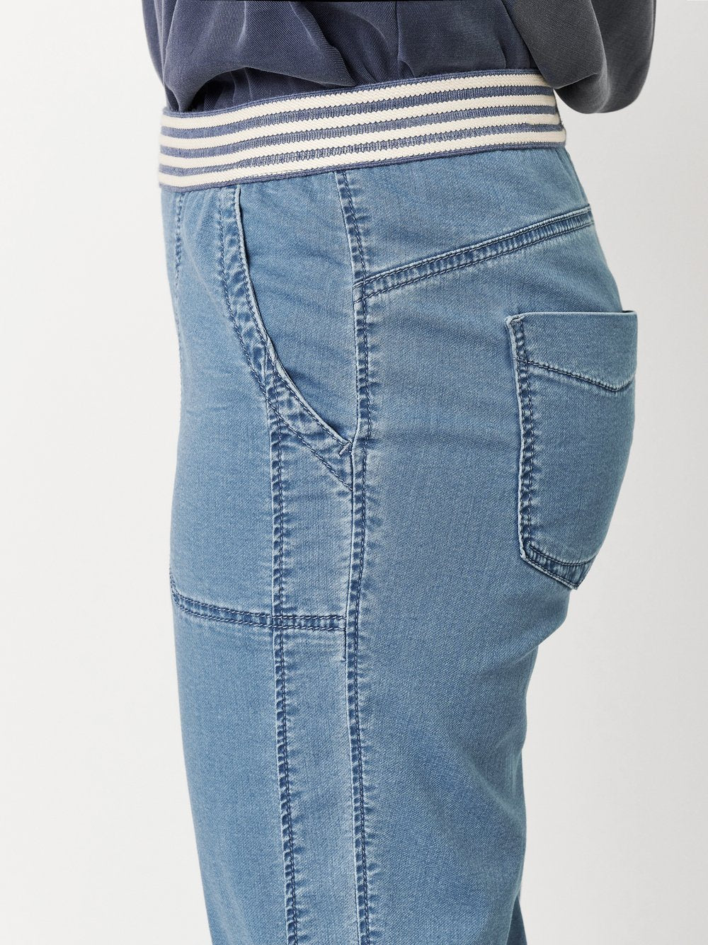Sue Jogpants 3/4 (Blue Bleached)