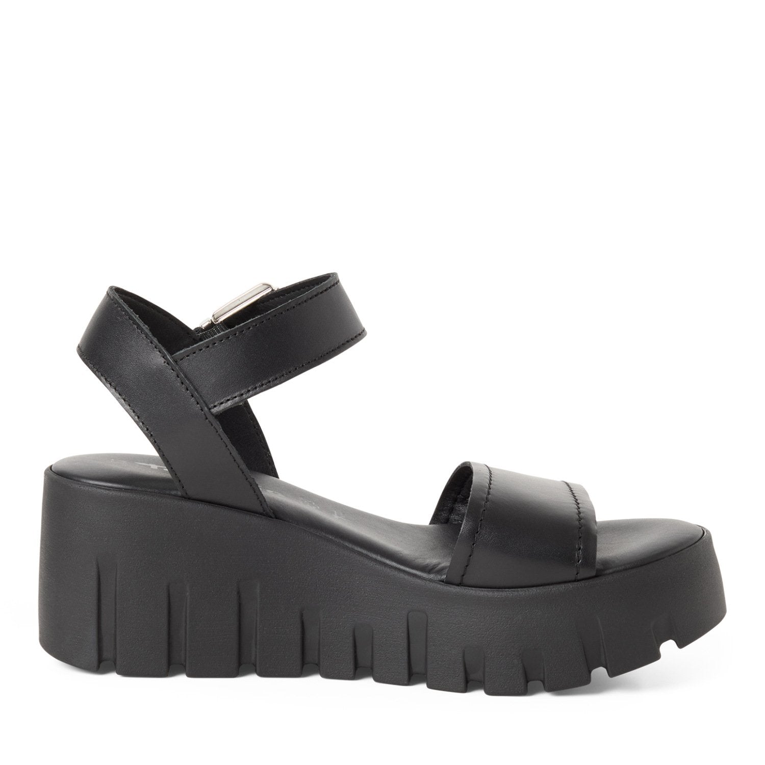 Sandalette (Black Leather)