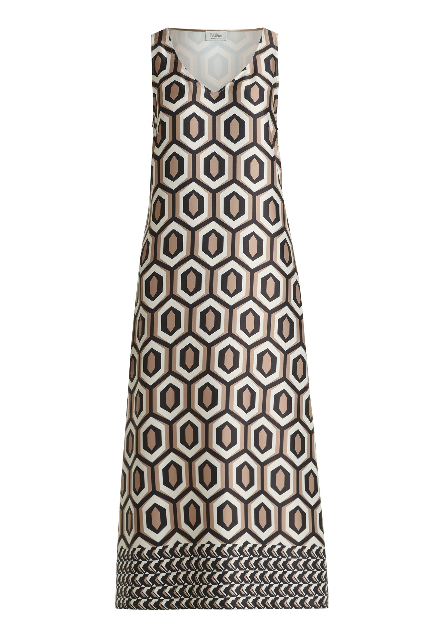 Sommerkleid (Camel/cream)