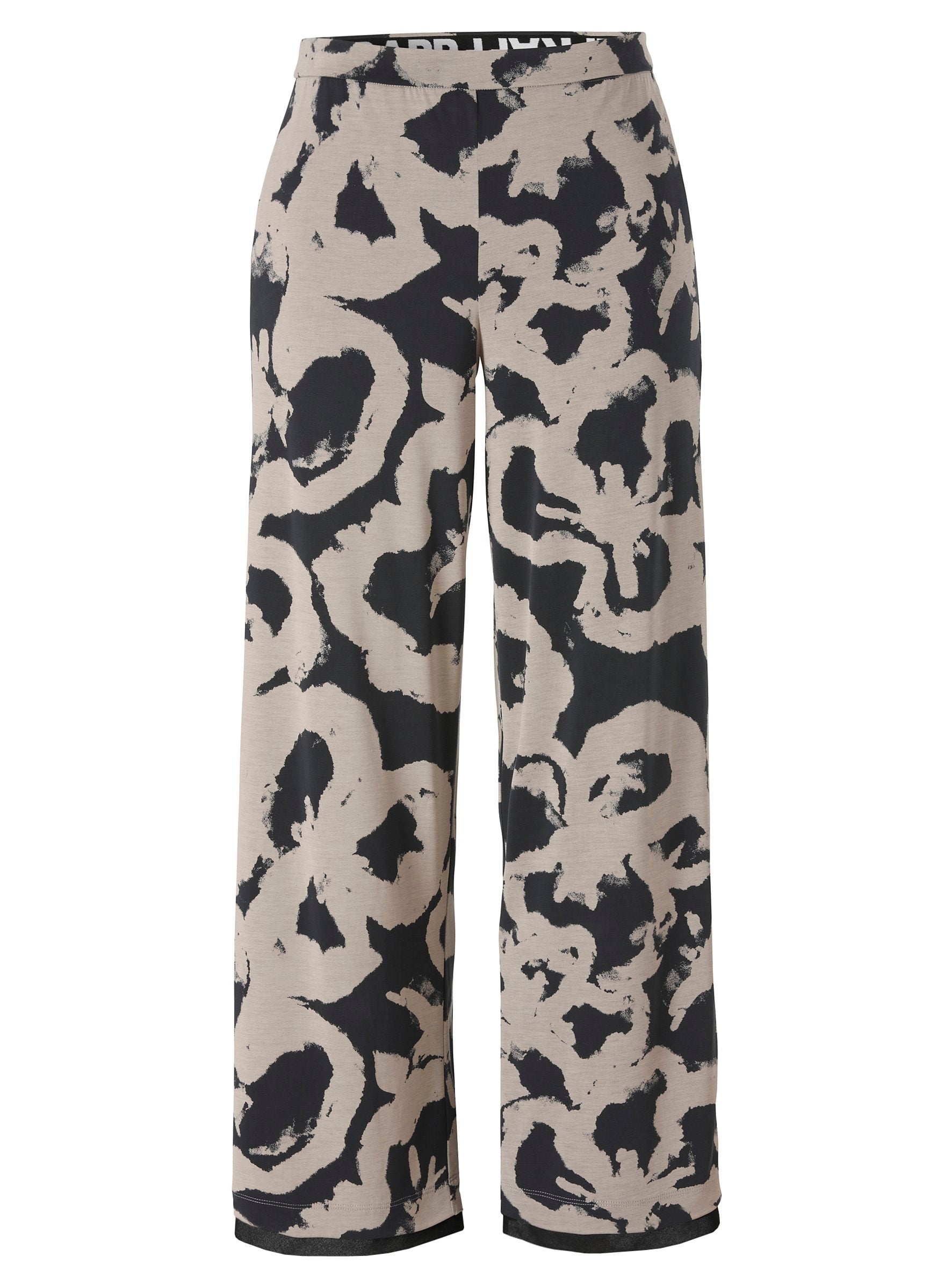 Hose lang Druck (Black Multicolor)