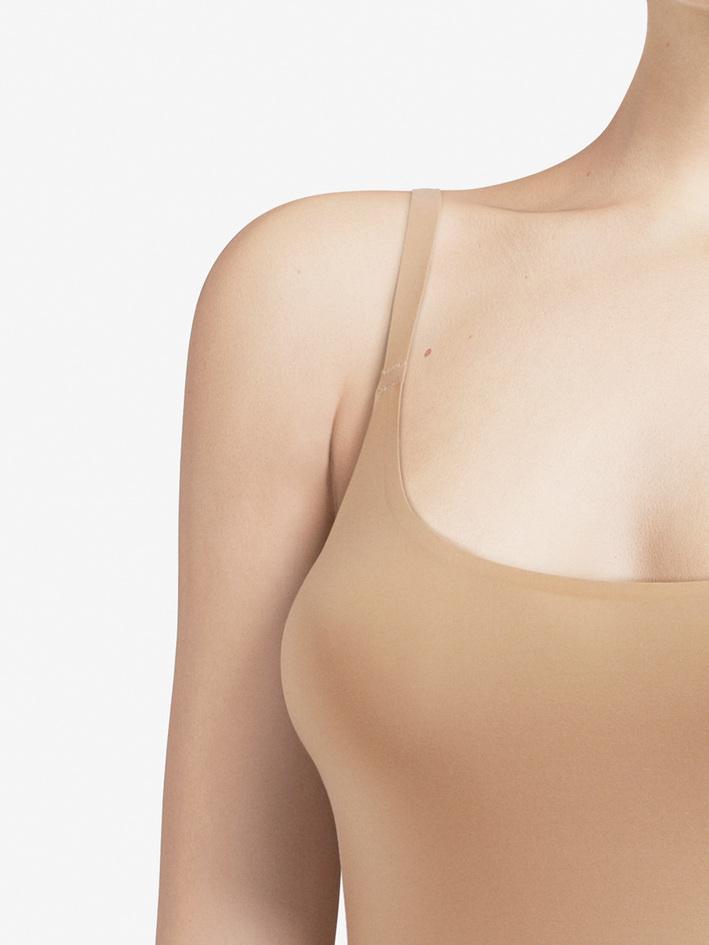 SOFTSTRETCH Top mit Spaghettiträgern (0wu Nude)